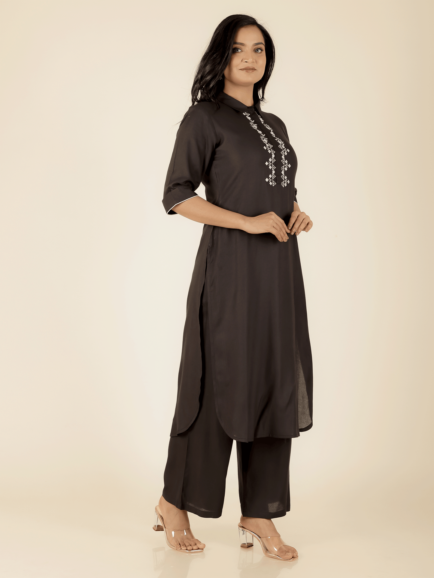 Rayon Solid Kurta