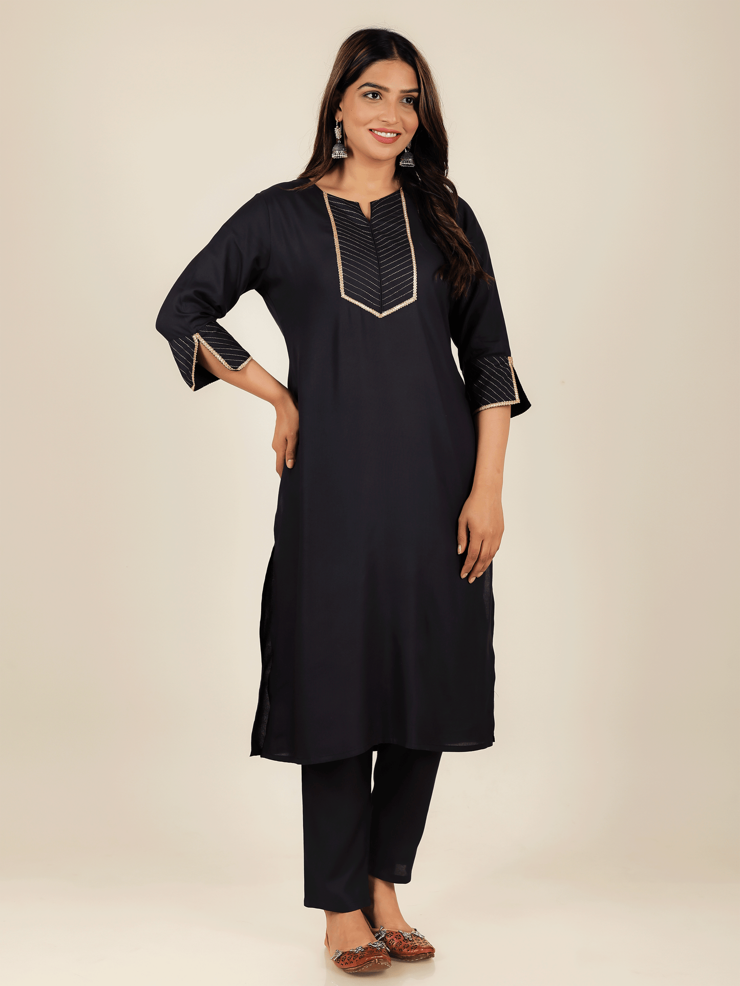 Rayon Solid Kurta