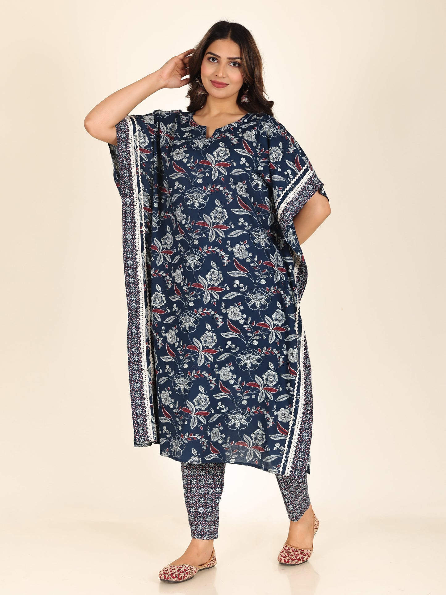 Soft Cotton Floral Kurta