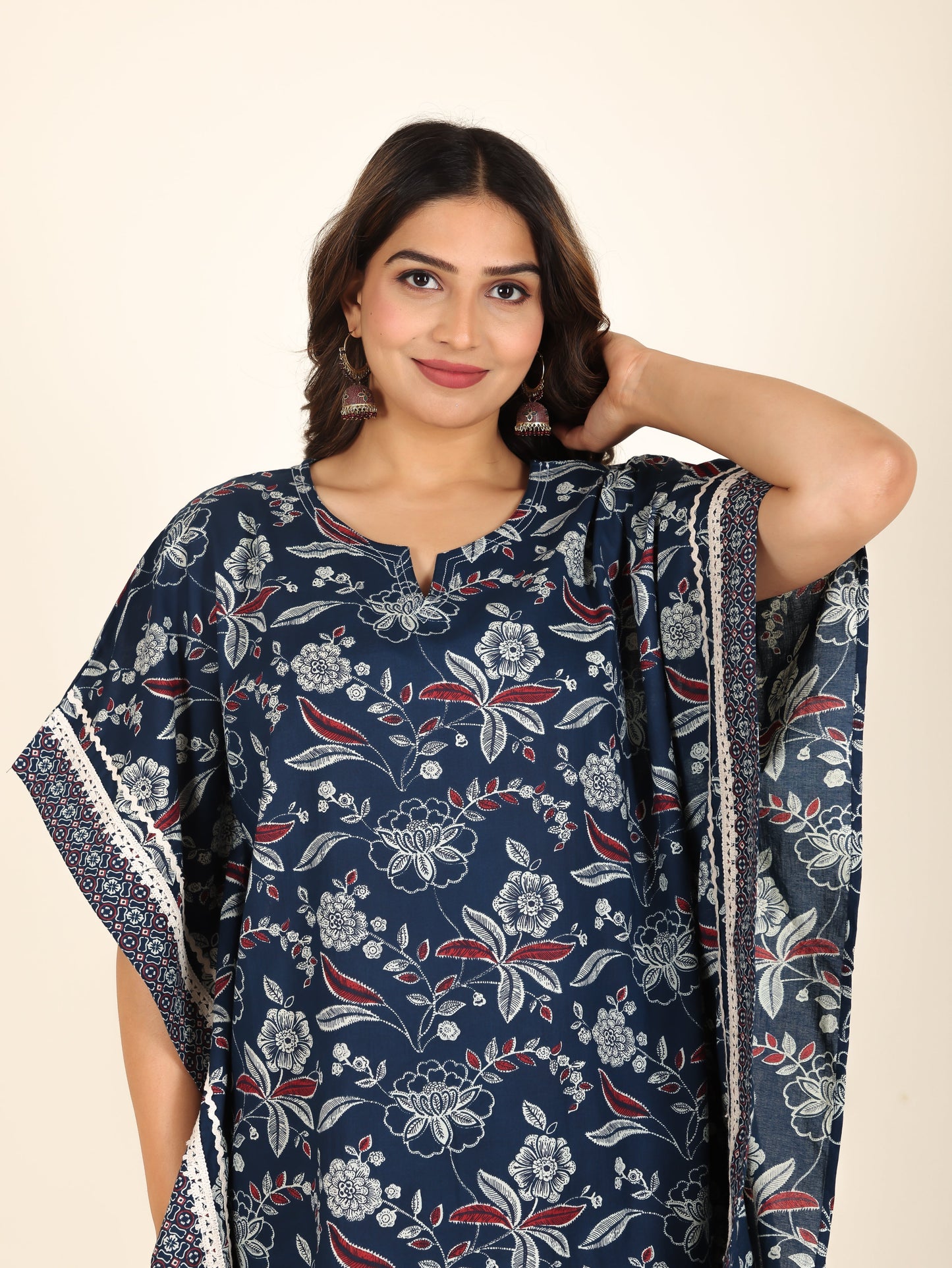 Soft Cotton Floral Kurta