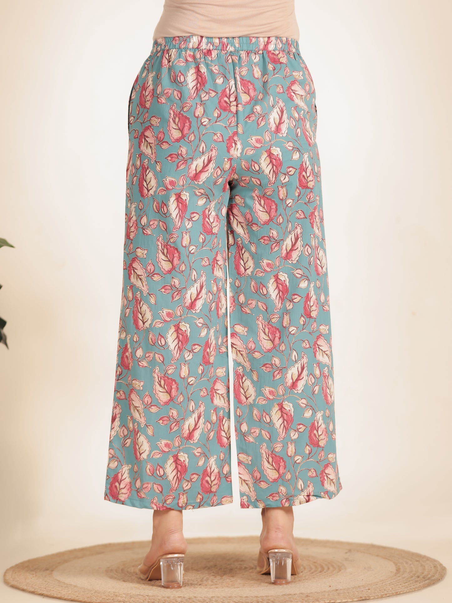 Soft Cotton Floral Kurta