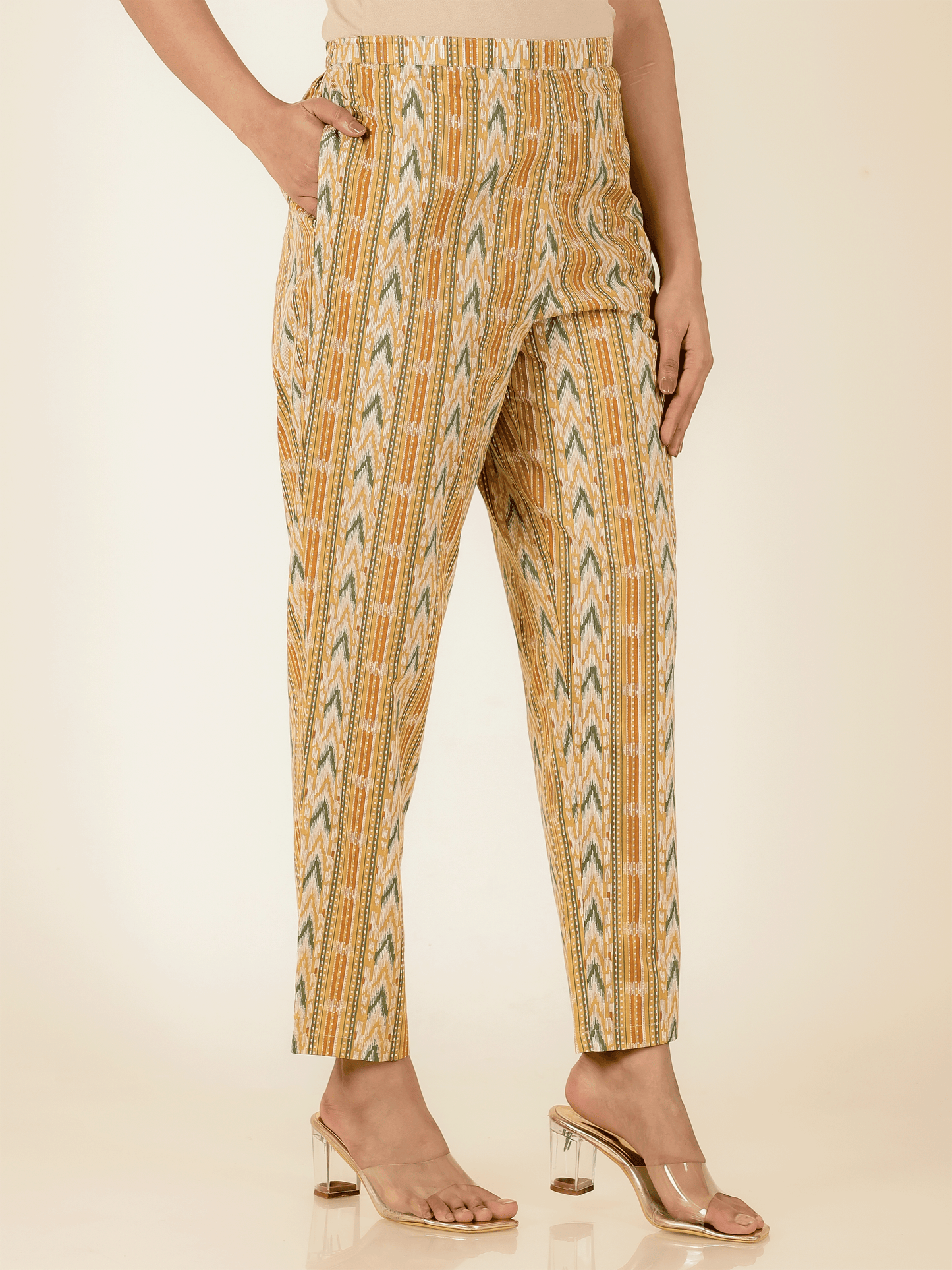 Soft Cotton Striped Pant