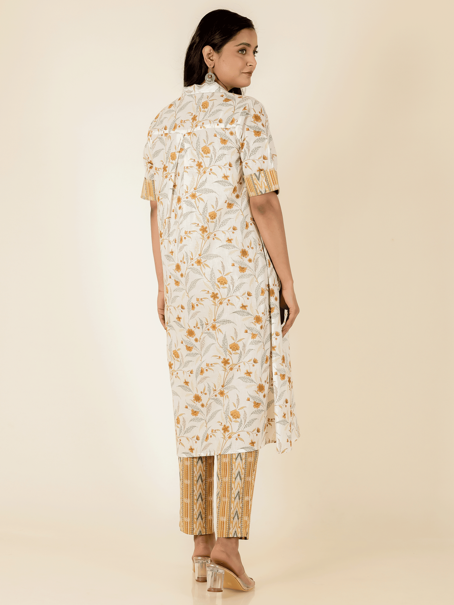 Soft Cotton Floral Kurta