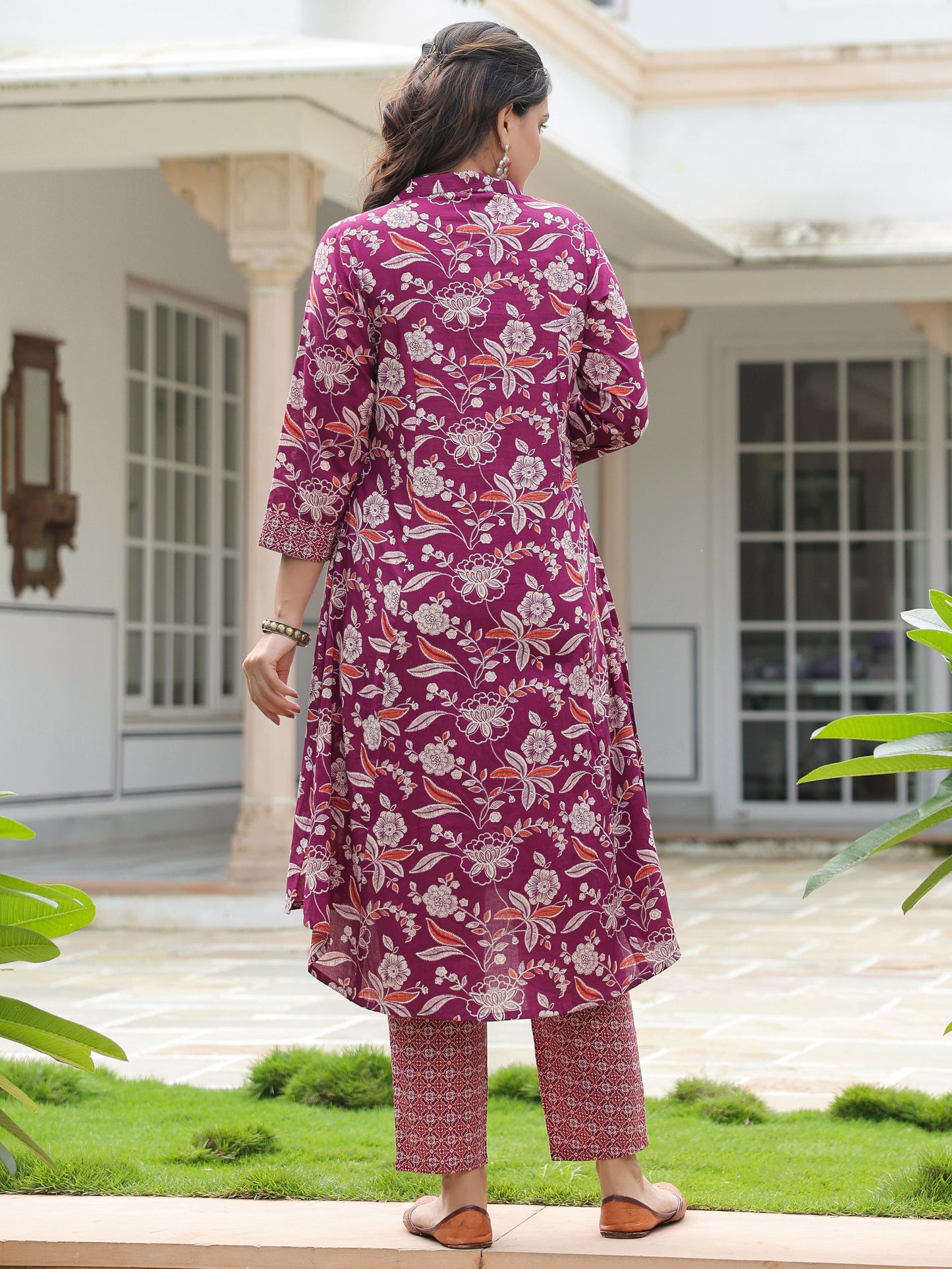 Soft Cotton Floral Kurta