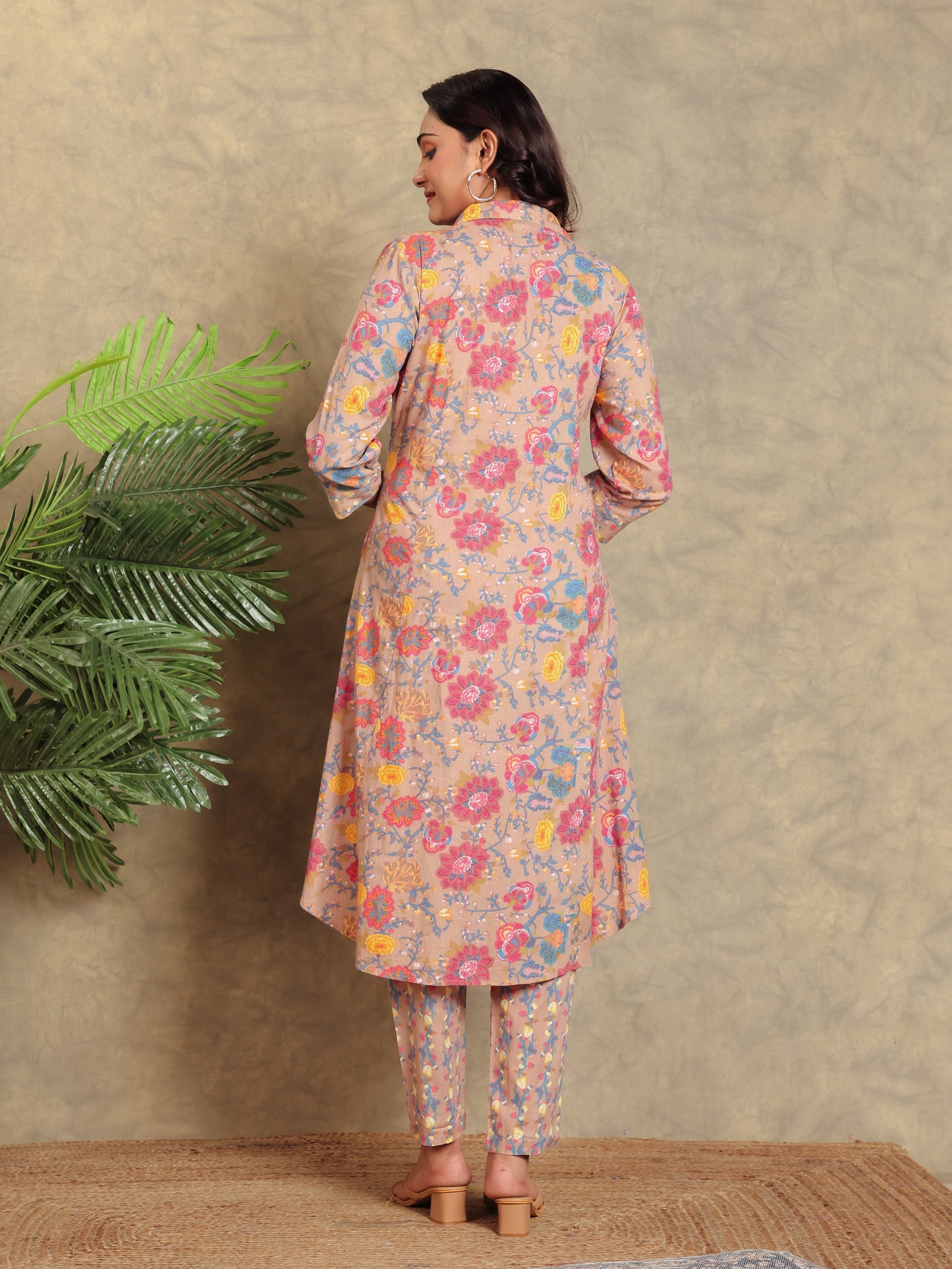 Soft Cotton Floral Kurta