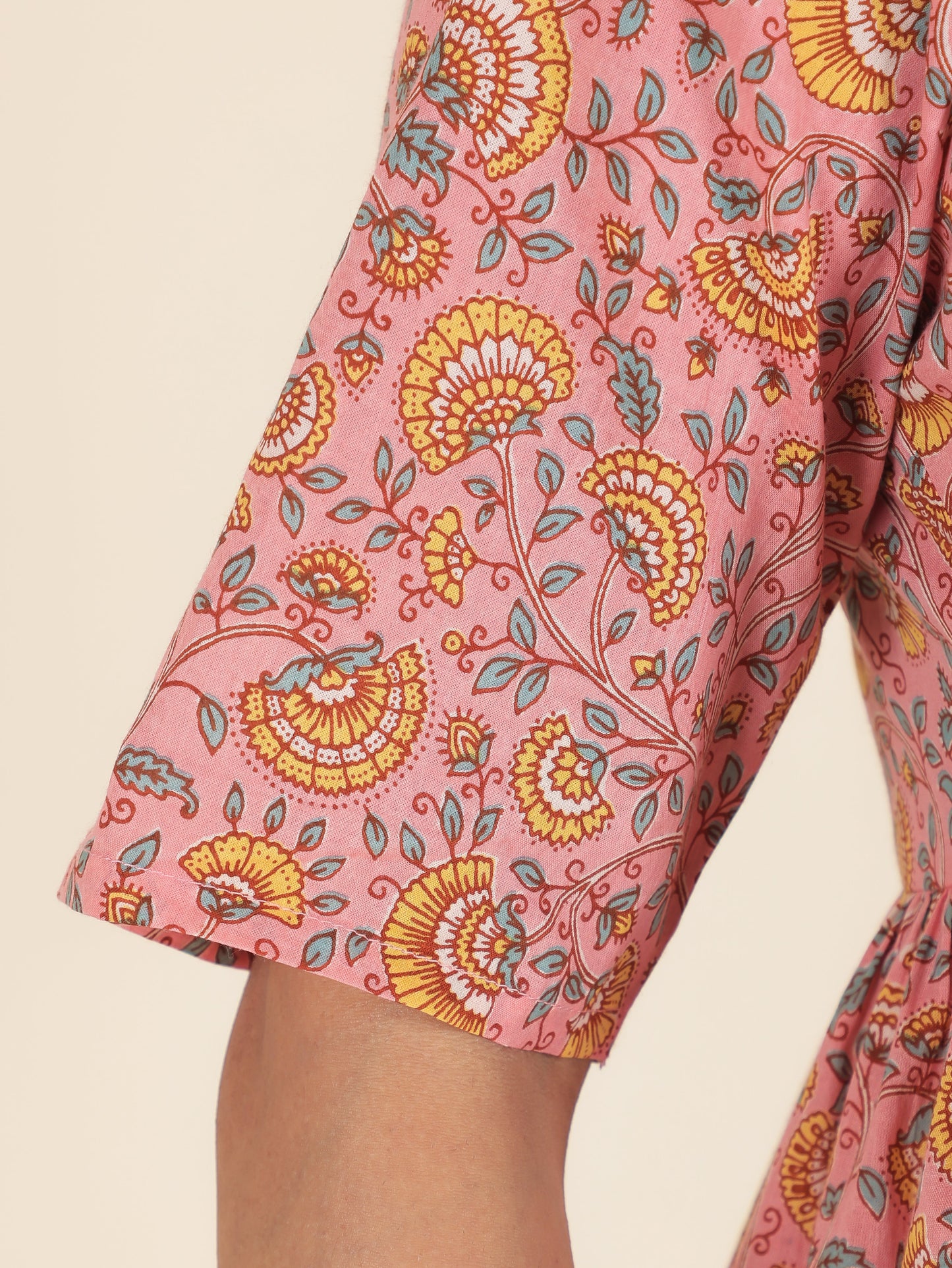 Soft Cotton Floral Kurta