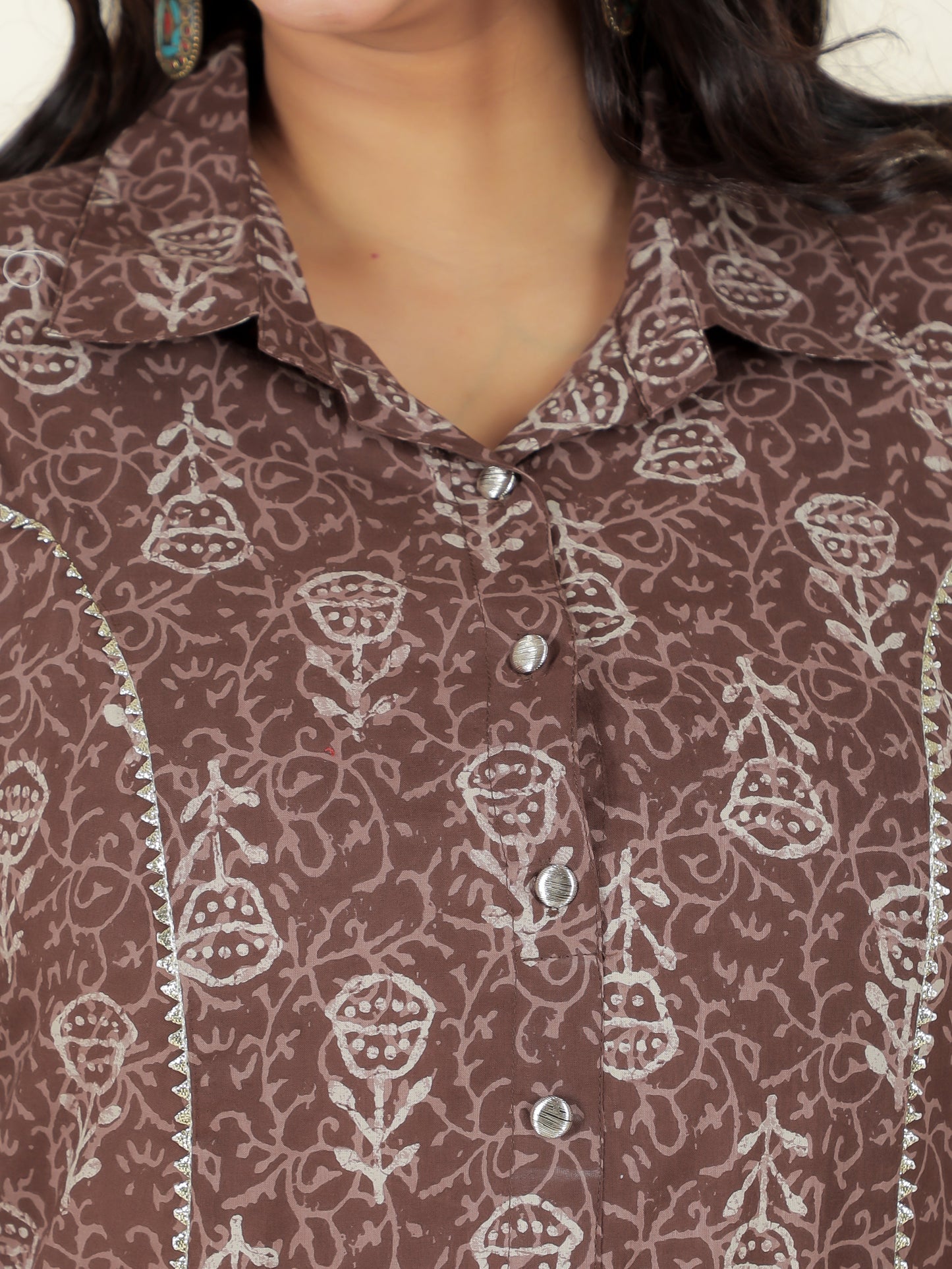 Soft Cotton Floral Kurta