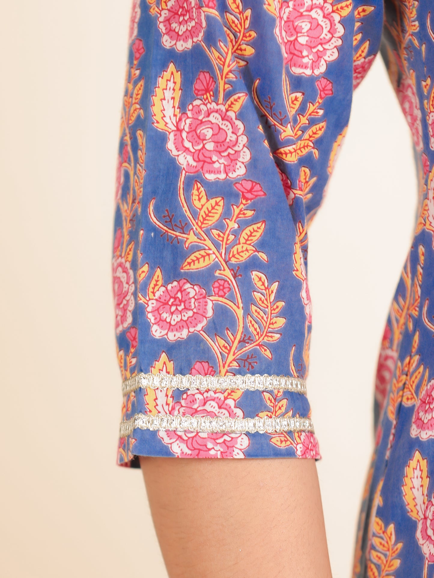 Soft Cotton Floral Kurta