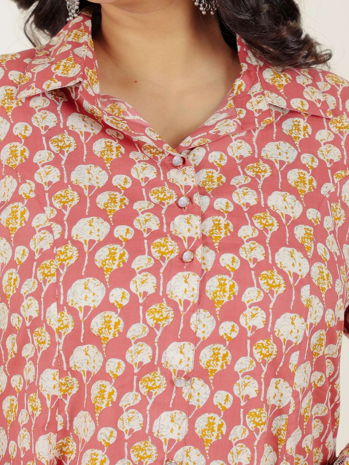 Soft Cotton Floral Kurta