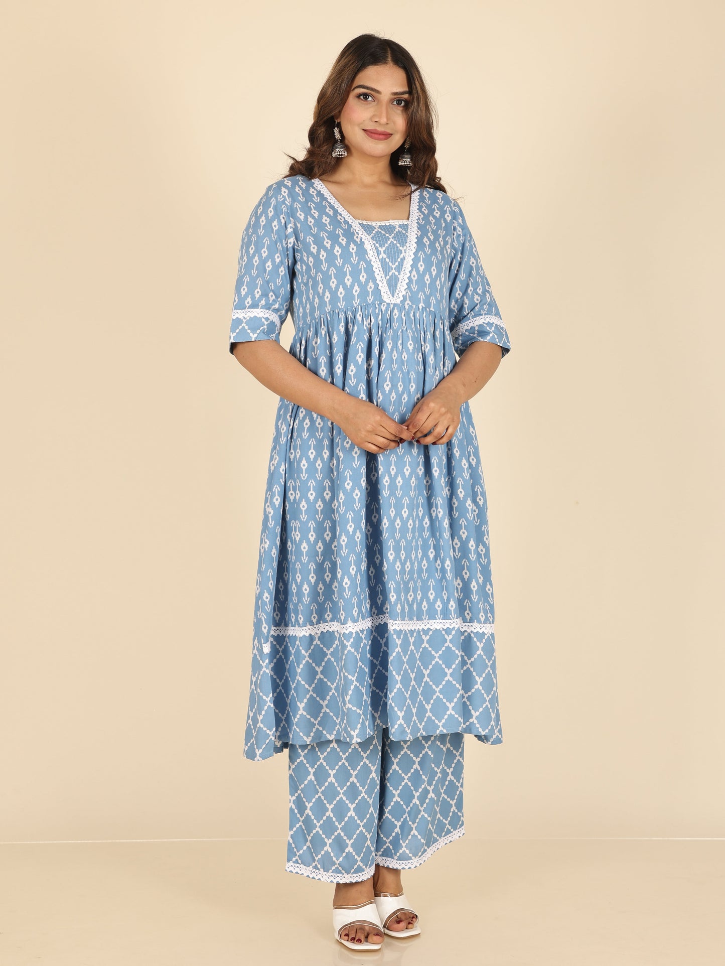 Rayon Ikat Kurta