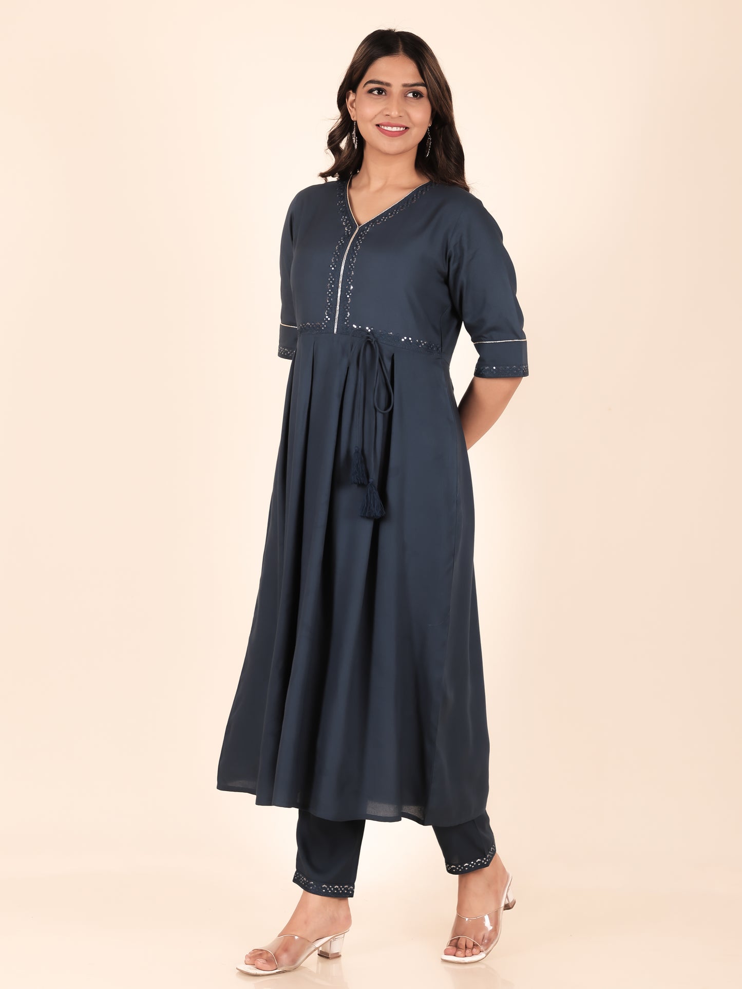 Rayon Solid Kurta