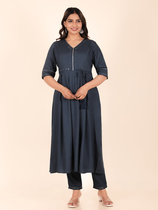 Rayon Solid Kurta