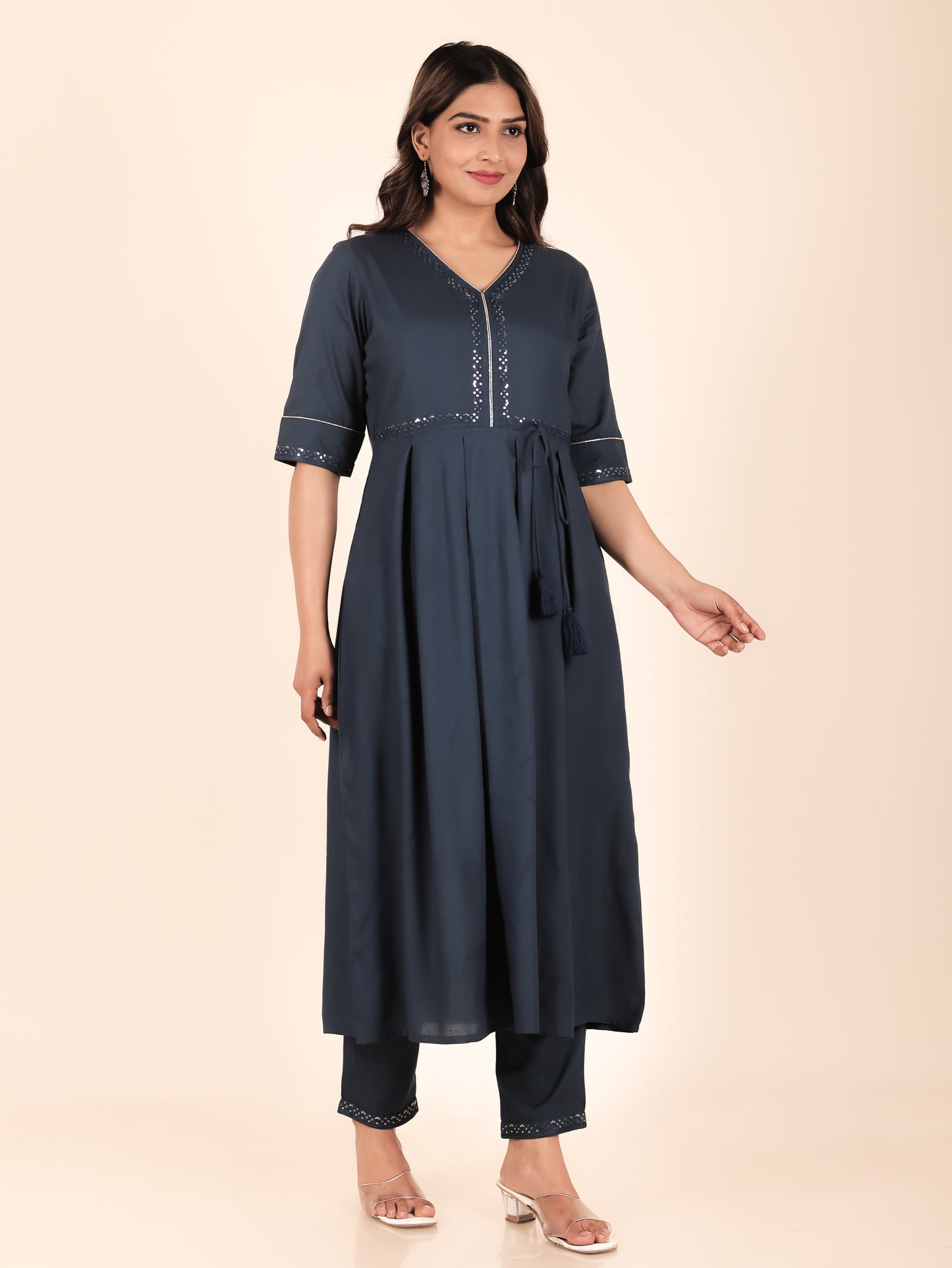 Rayon Solid Kurta