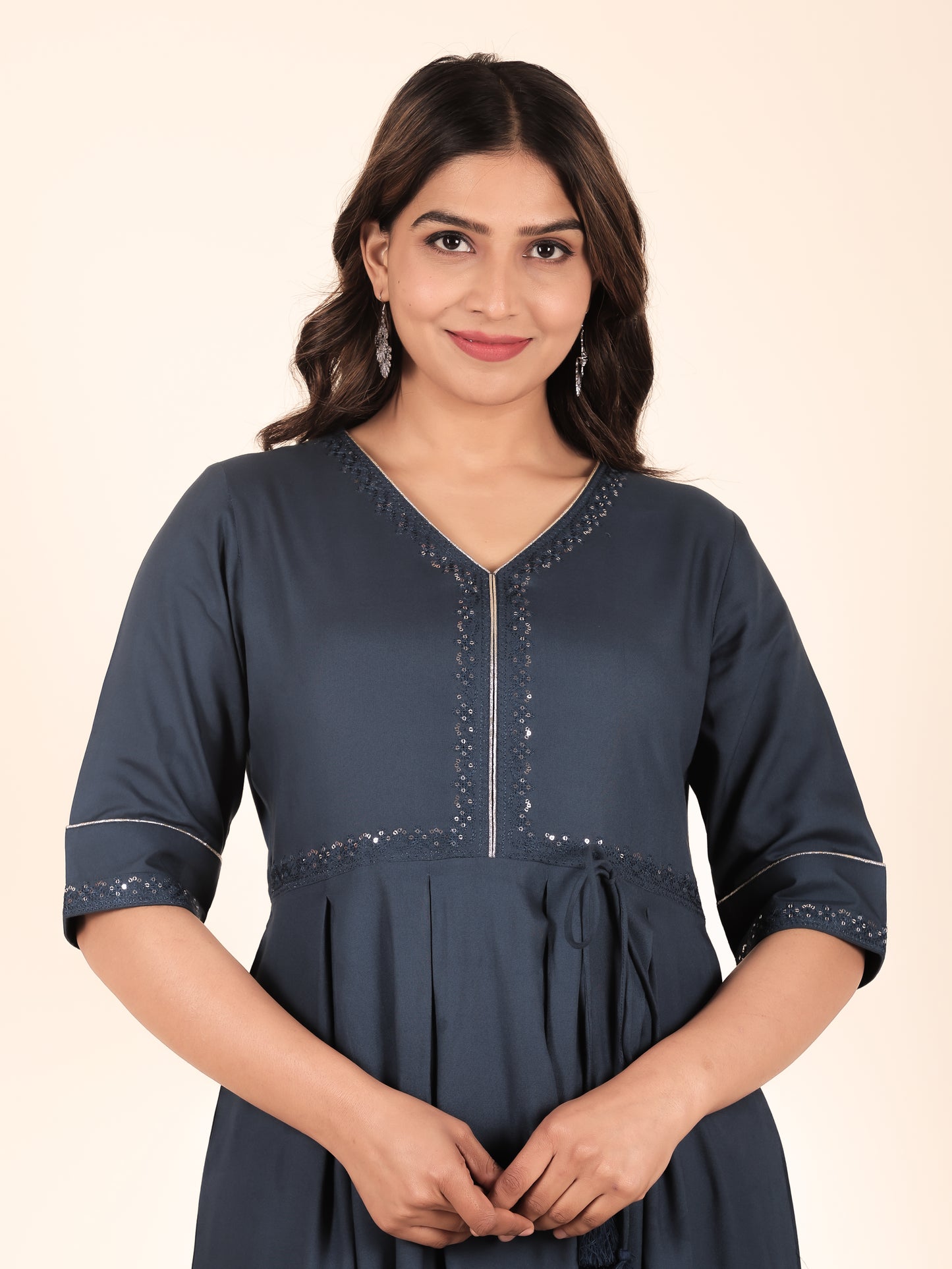 Rayon Solid Kurta