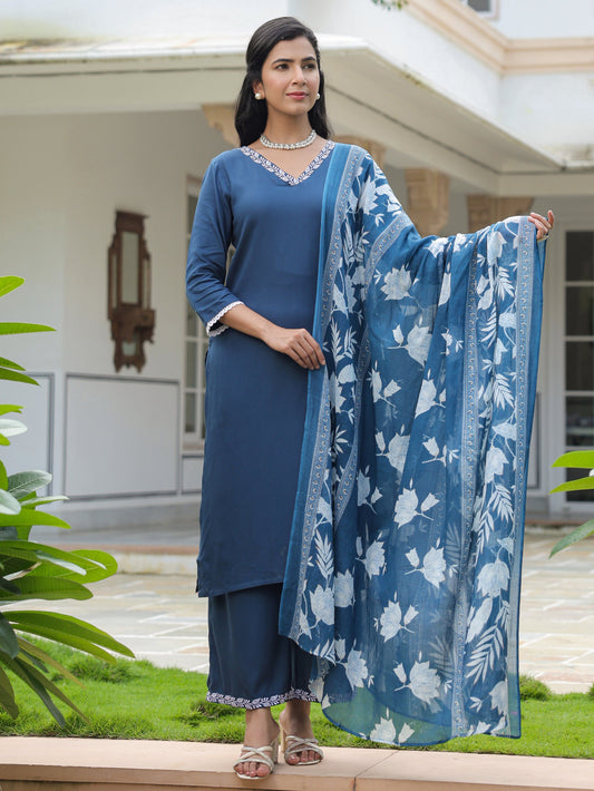 Voile Cotton Floral Dupatta