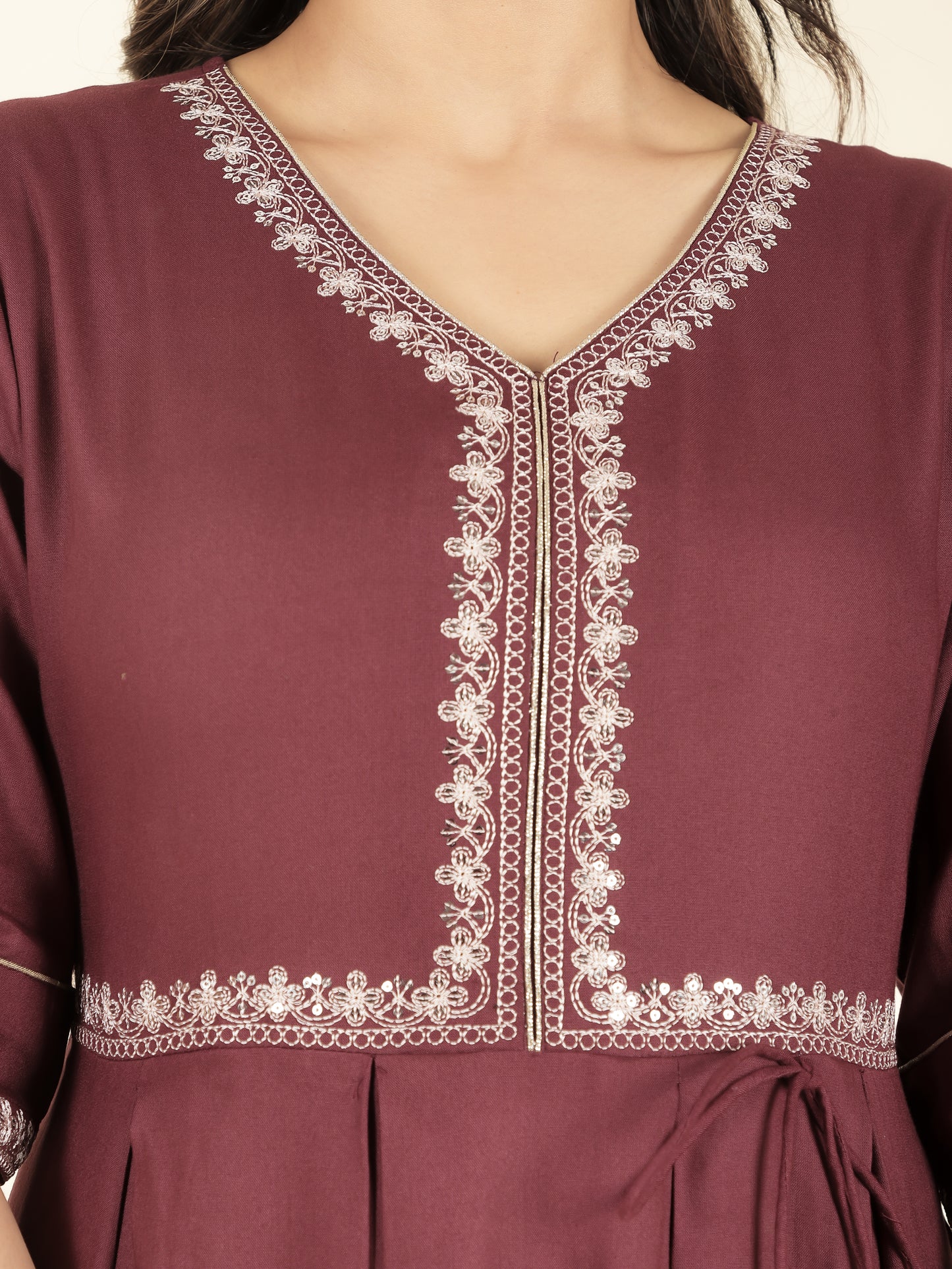 Rayon Solid Kurta