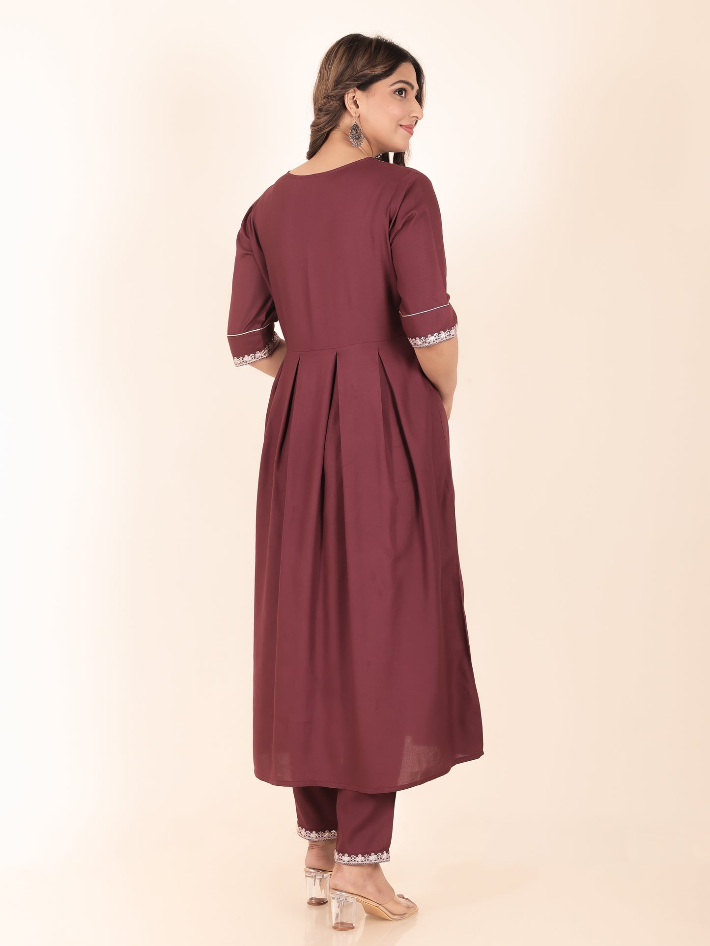 Rayon Solid Kurta