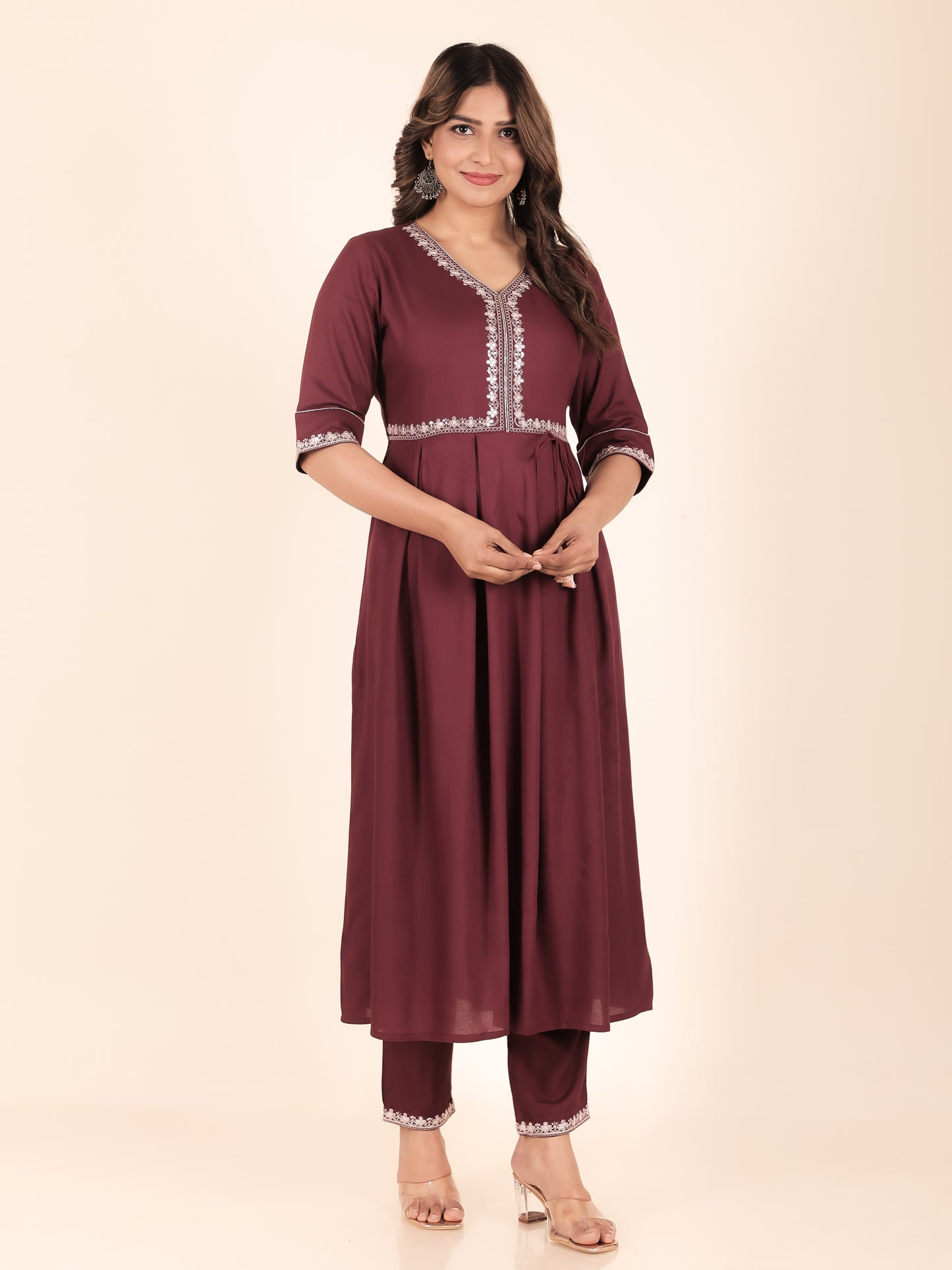 Rayon Solid Kurta