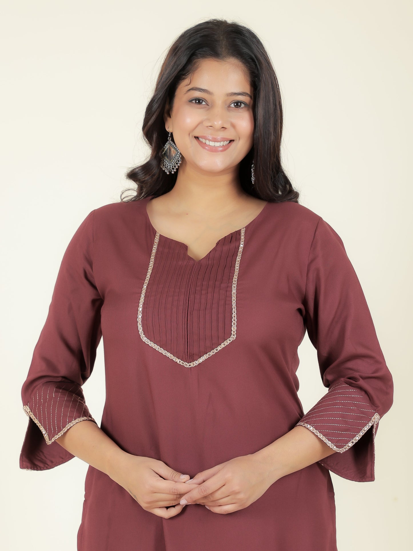 Rayon Solid Kurta