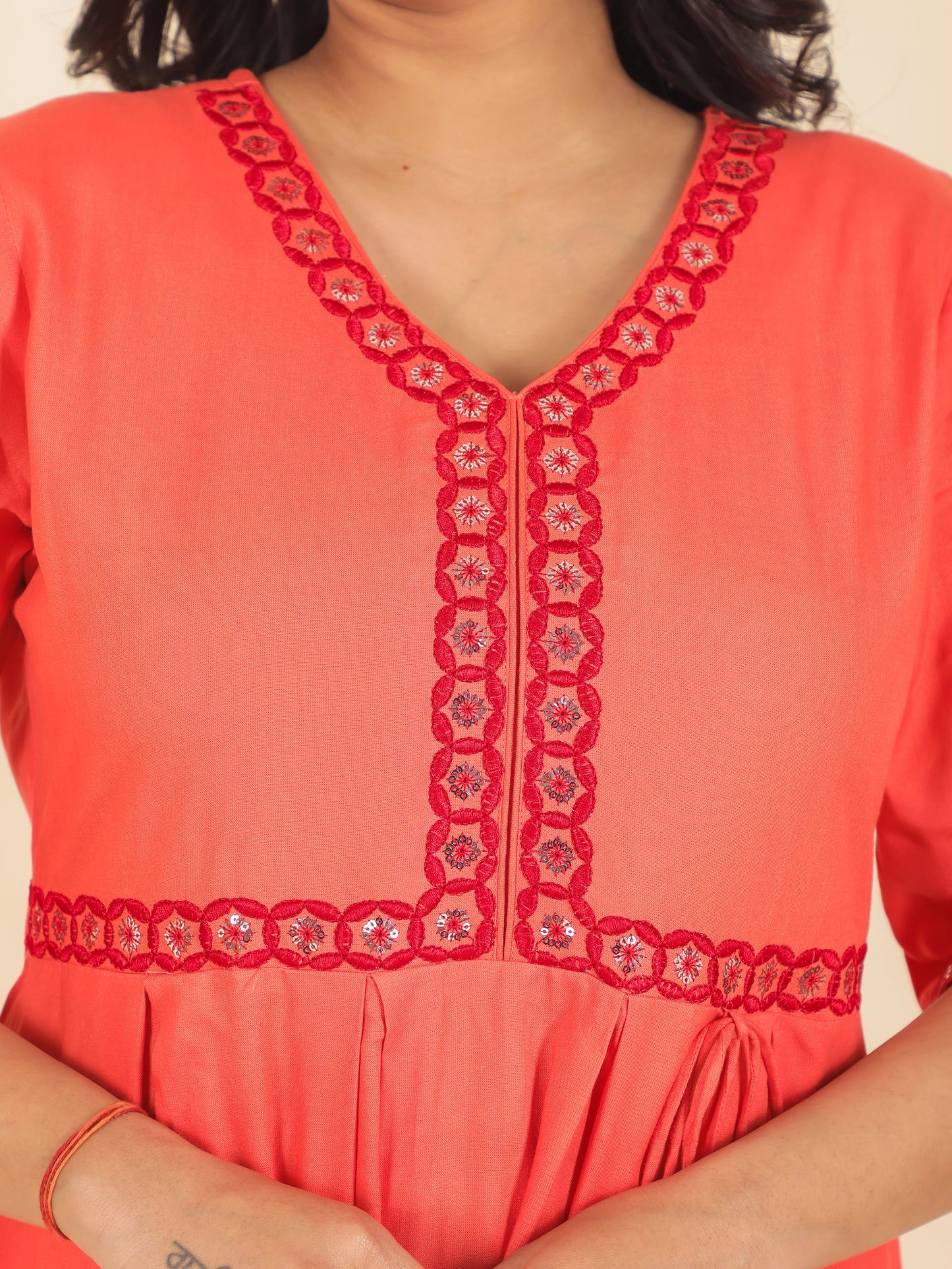 Rayon Solid Kurta