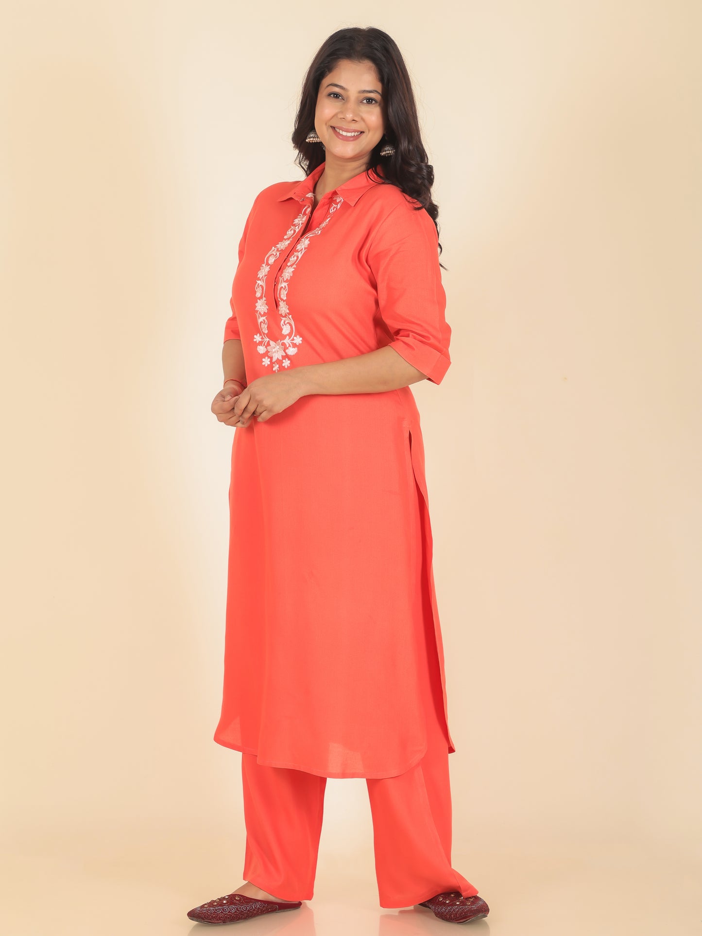 Rayon Solid Kurta