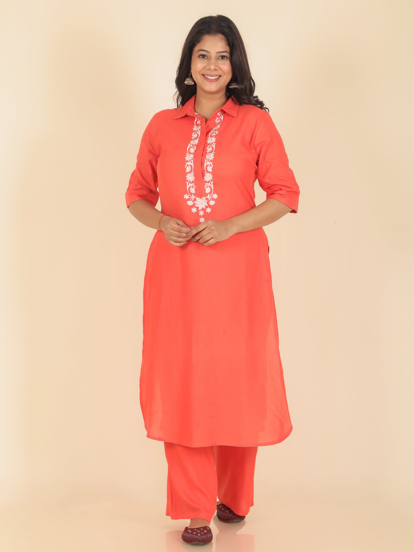 Rayon Solid Kurta