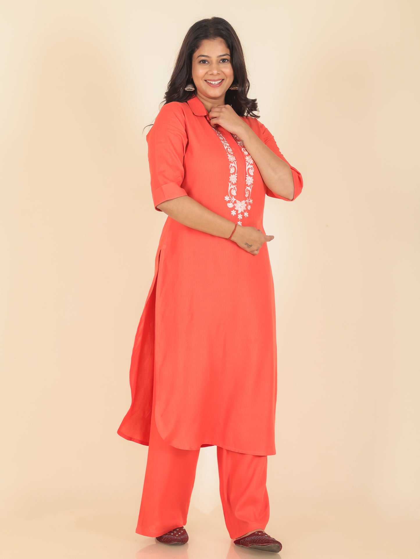 Rayon Solid Kurta