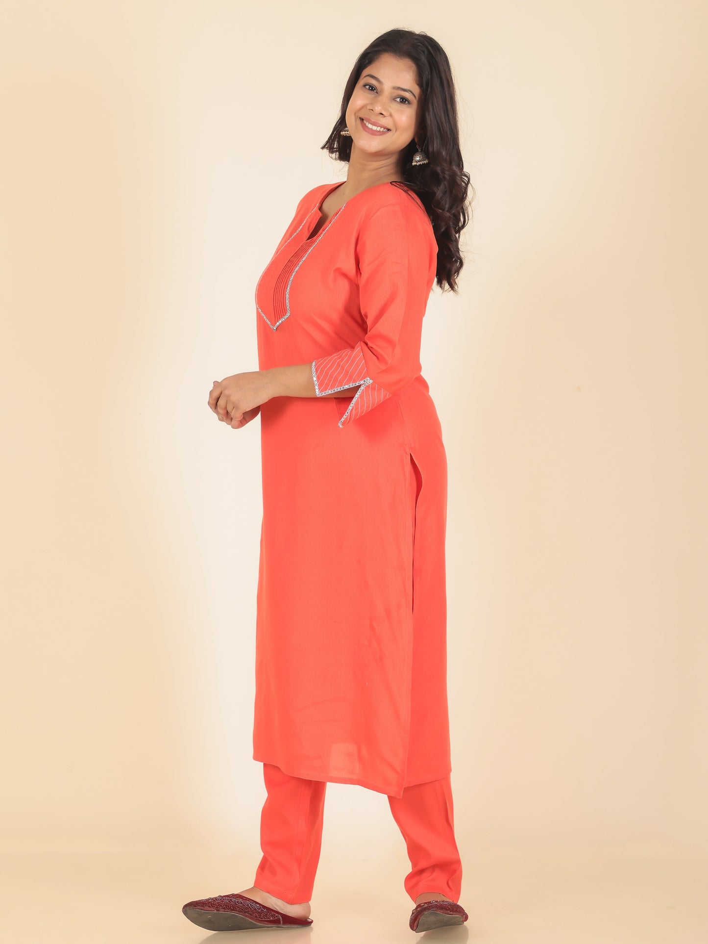 Rayon Solid Kurta