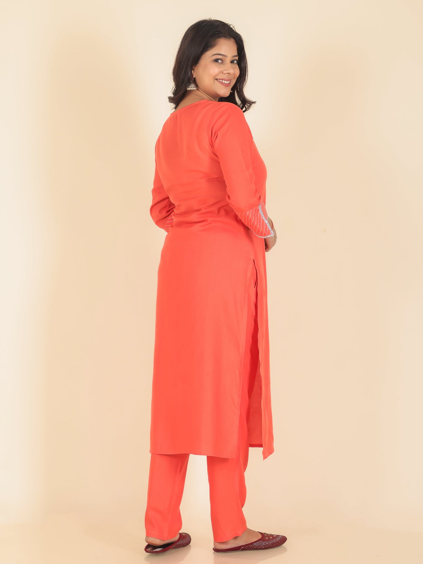 Rayon Solid Kurta