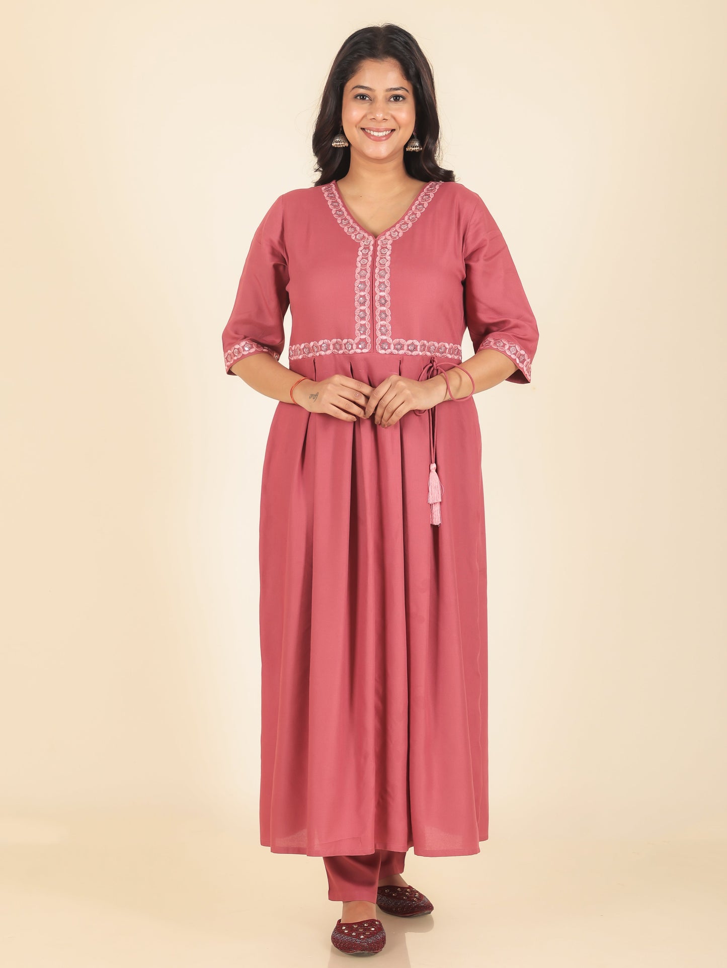 Rayon Solid Kurta