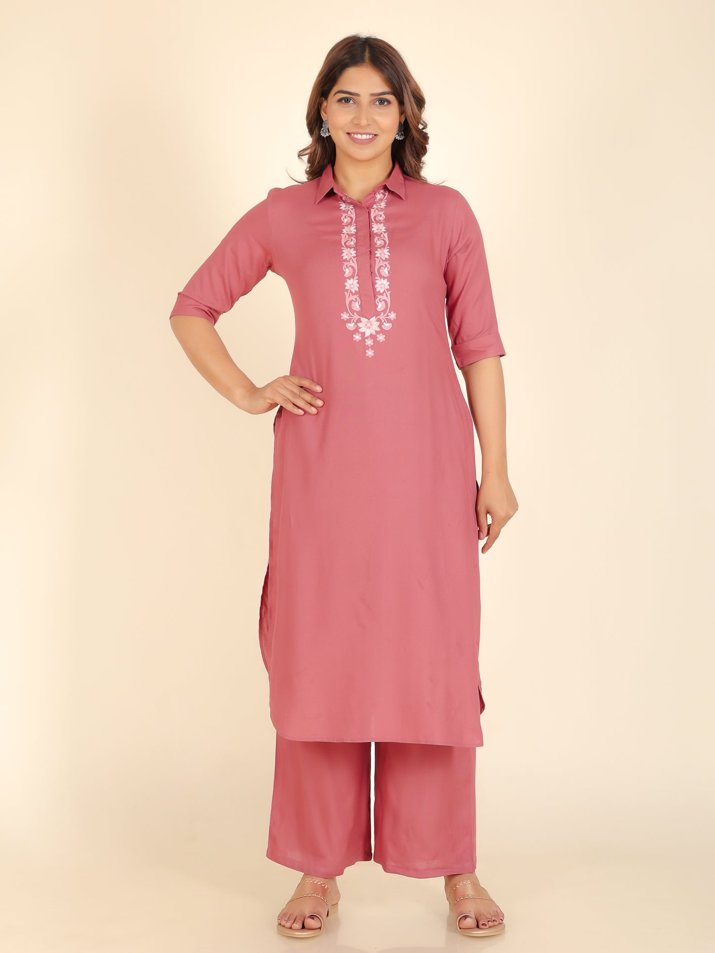 Rayon Solid Kurta