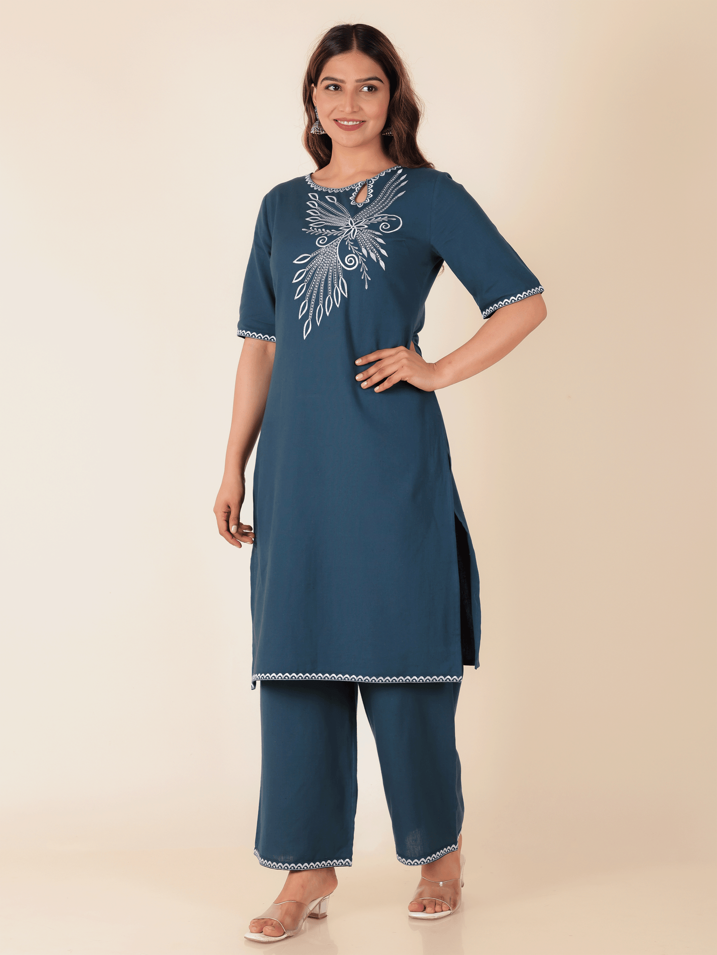 Soft Cotton Solid Kurta