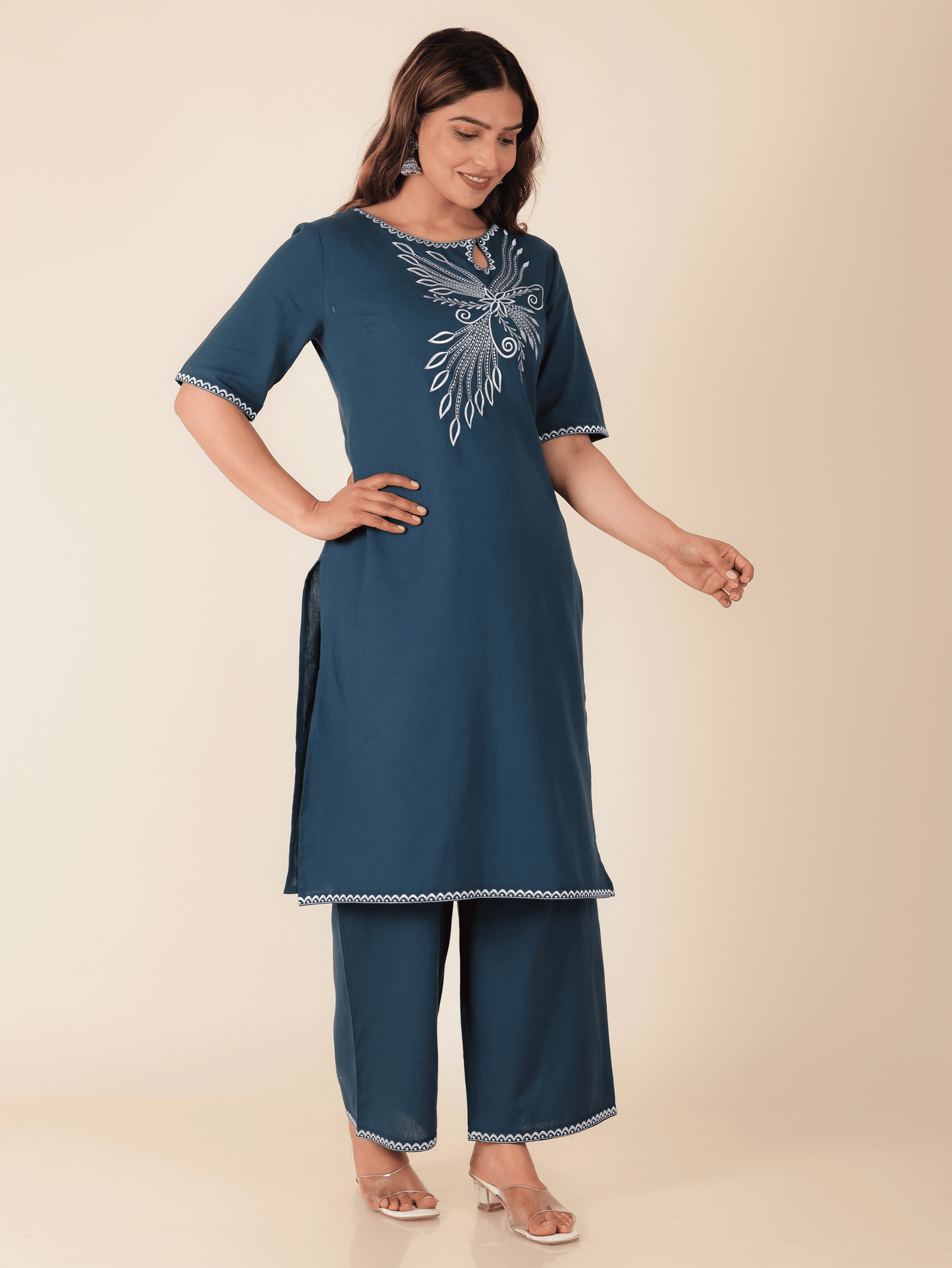 Soft Cotton Solid Kurta