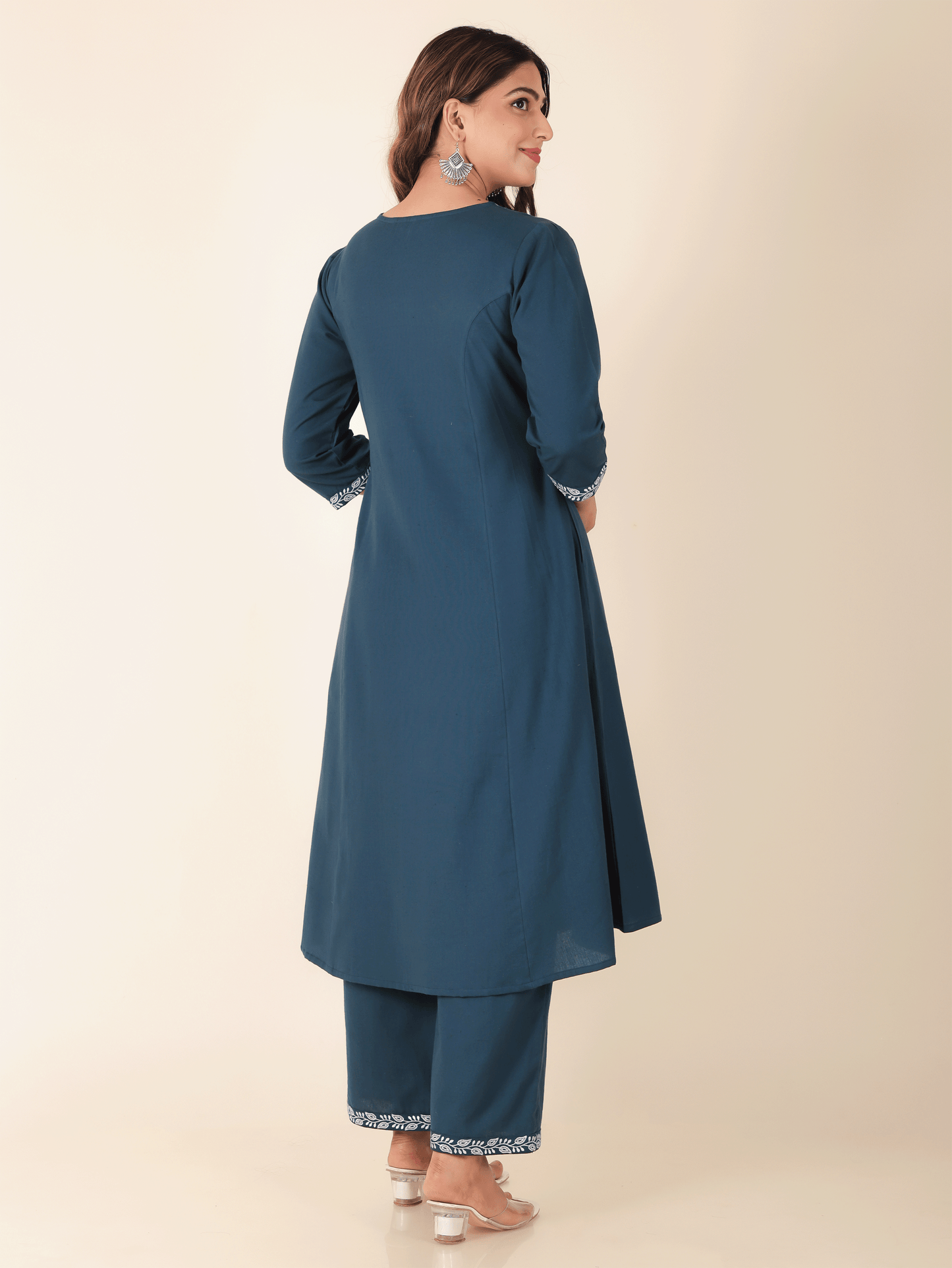 Linen Cotton Solid Kurta