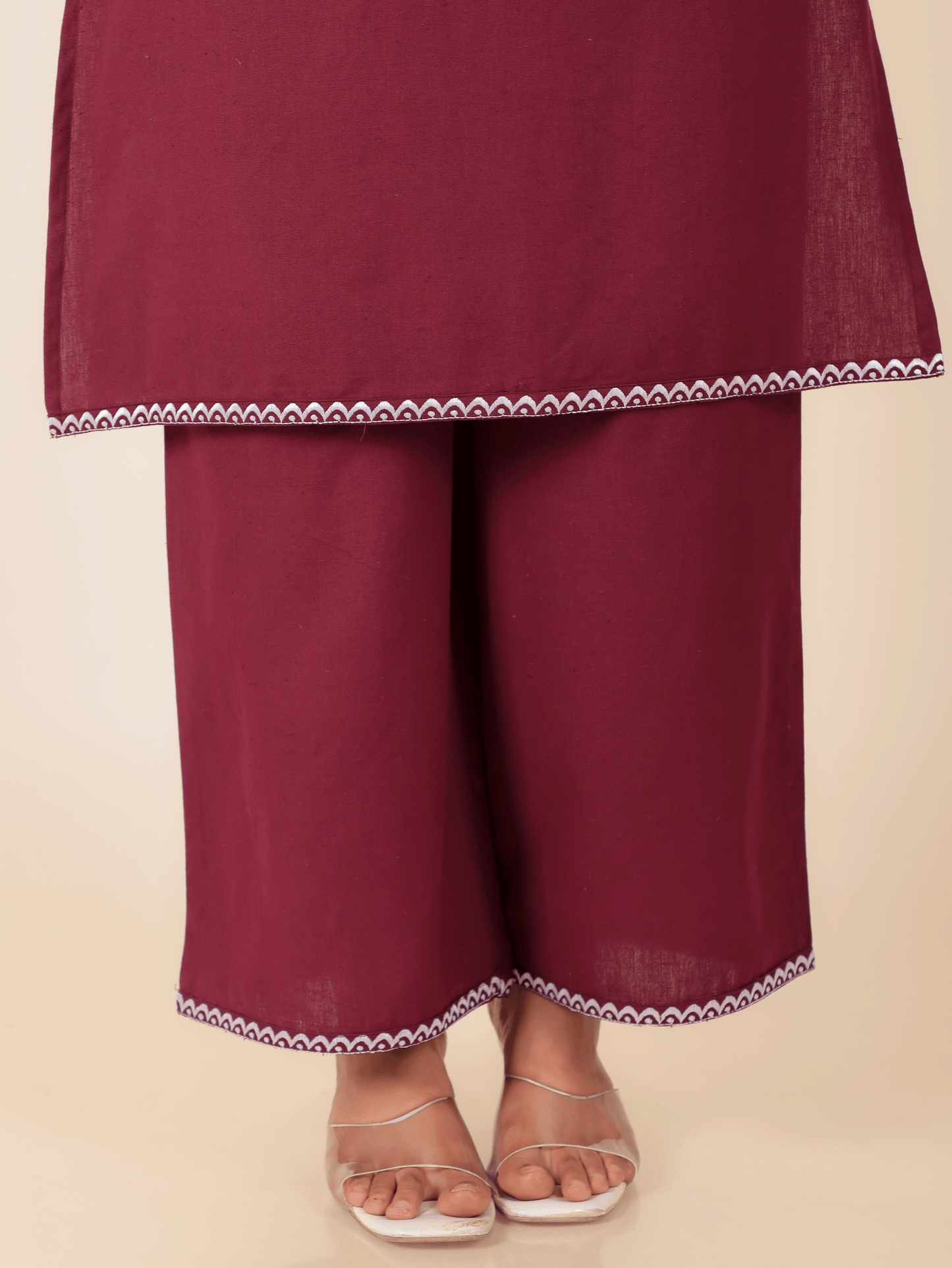 Linen Cotton Solid Kurta