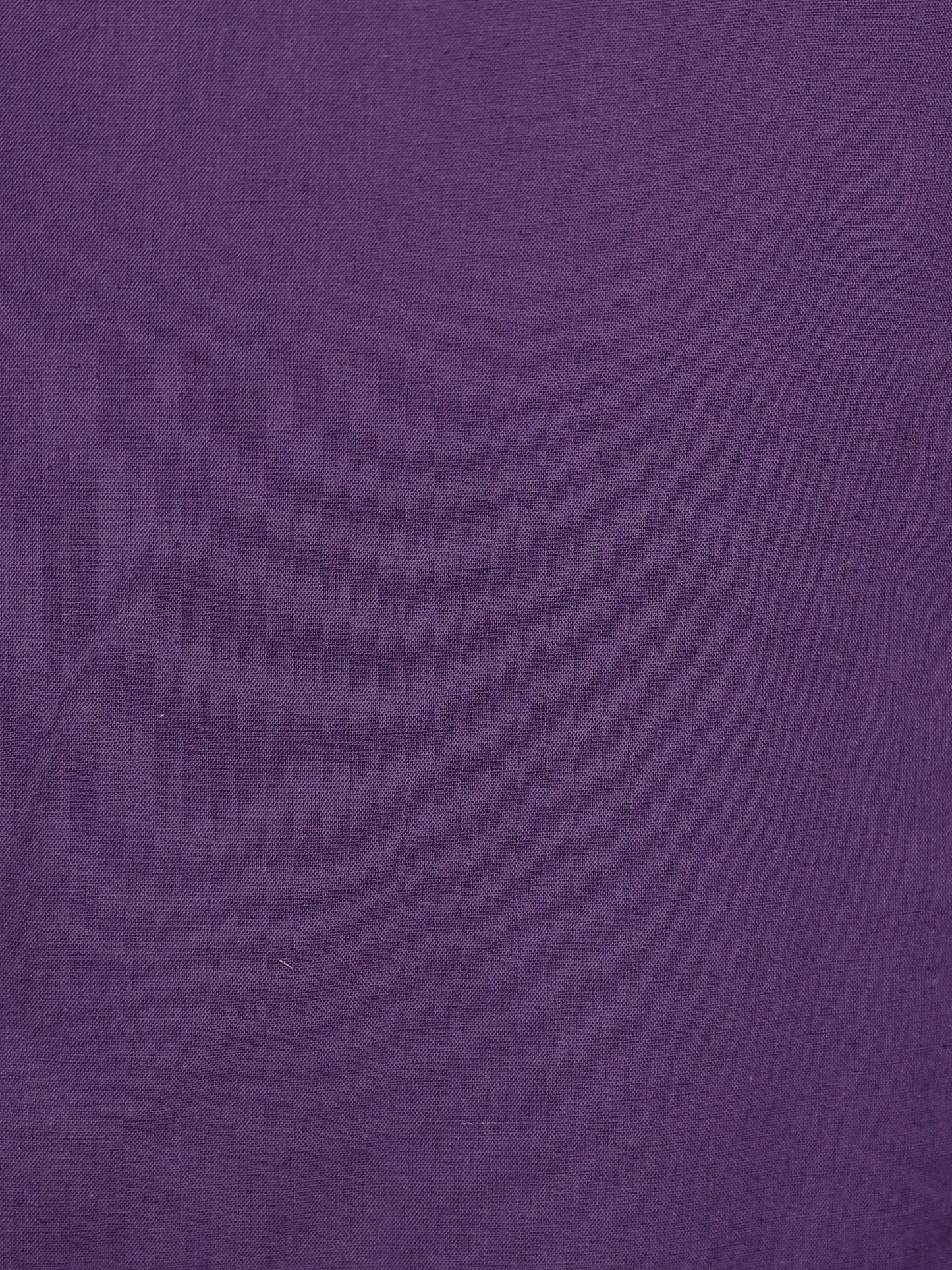 Embroidered Linen Cotton Solid Straight Purple Kurta