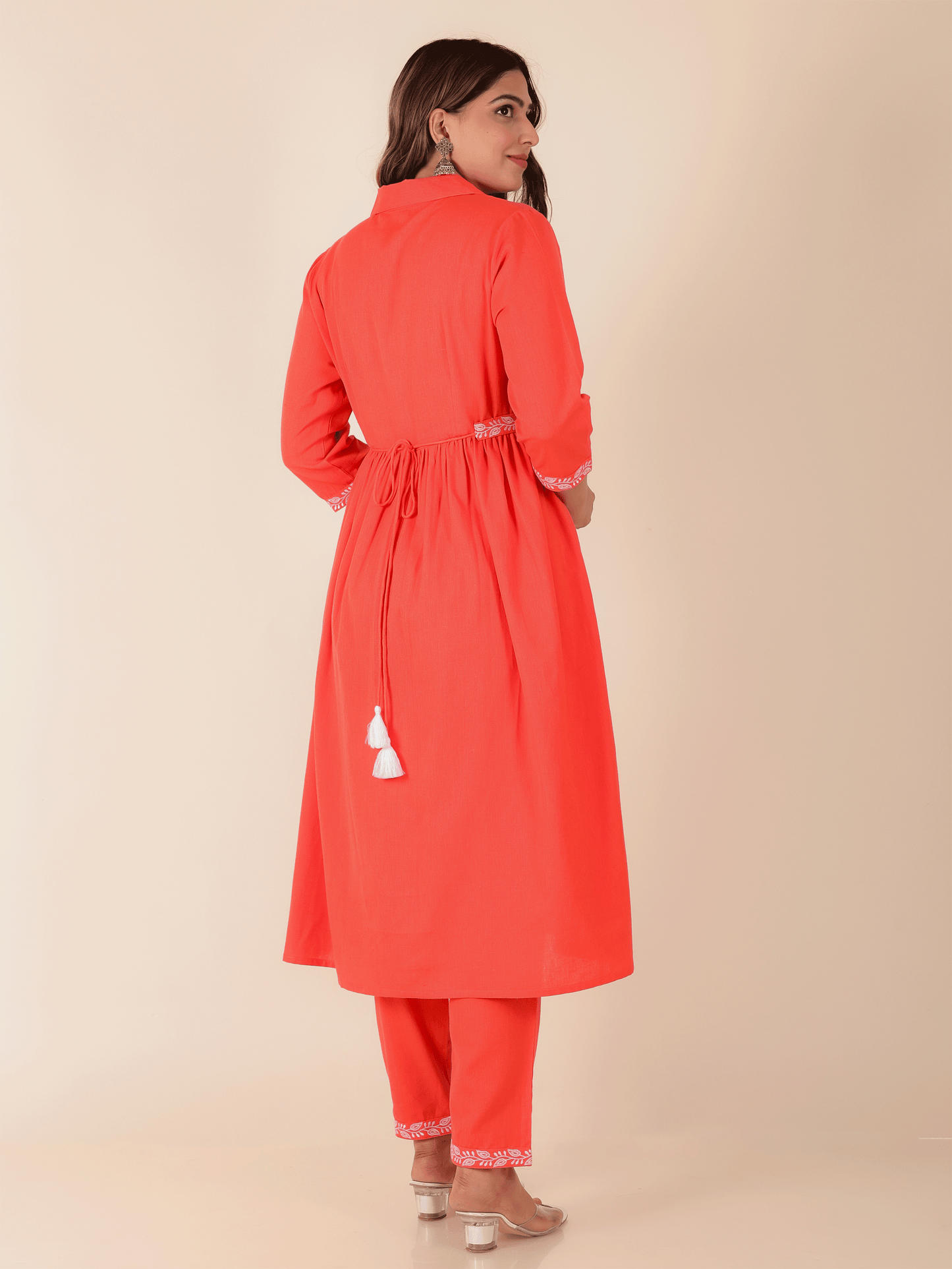 Linen Cotton Solid Kurta