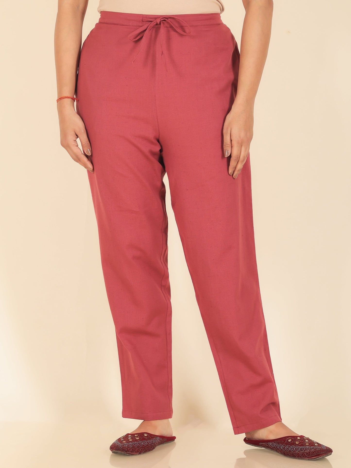 Linen Cotton Solid Pant