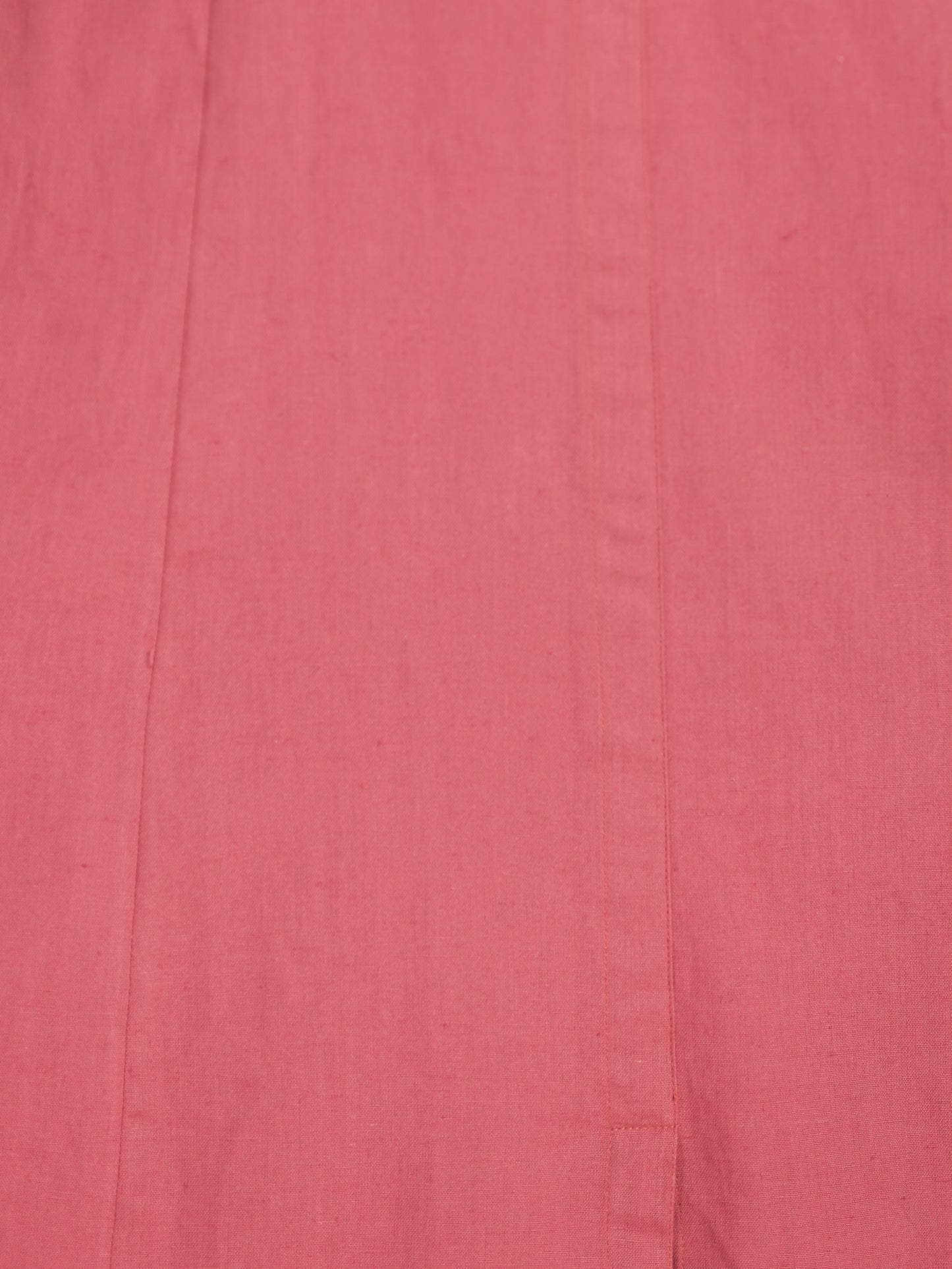 Linen Cotton Solid A-line Pink Kurta
