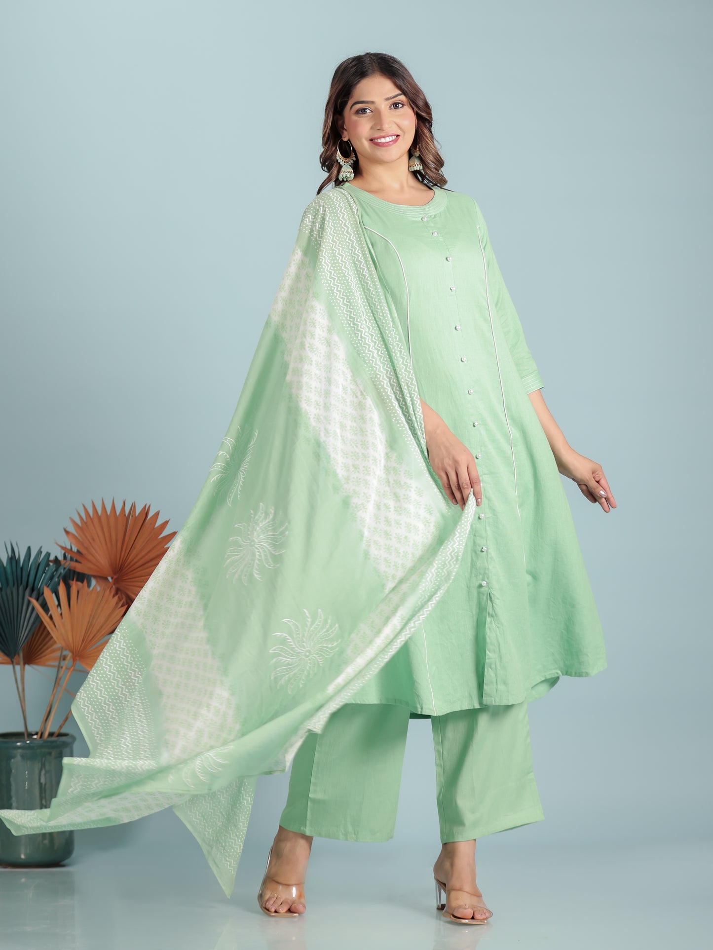 Voile Cotton Butti Dupatta