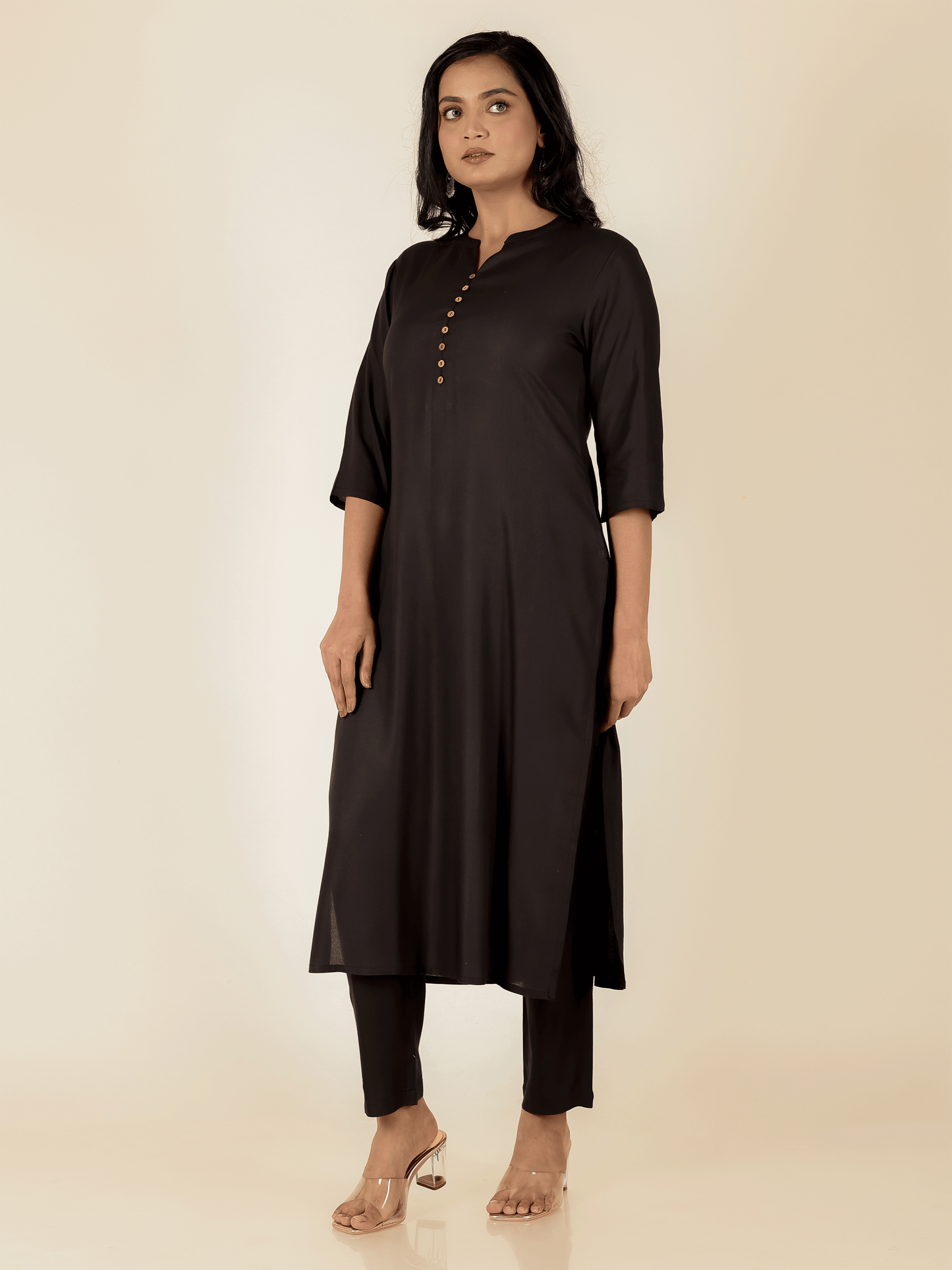 Rayon Solid Kurta