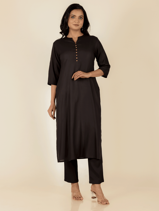 Rayon Solid Kurta