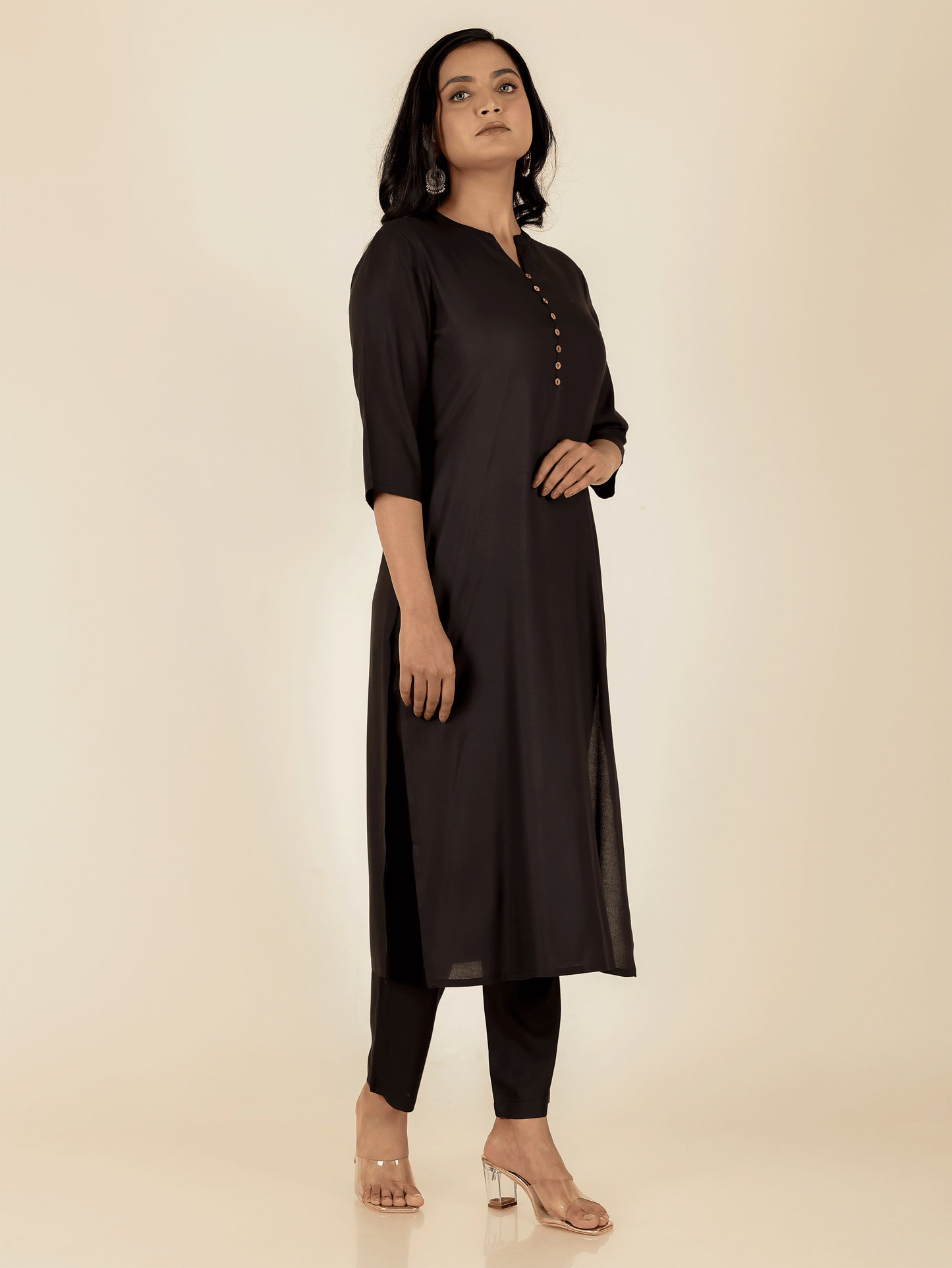 Rayon Solid Kurta