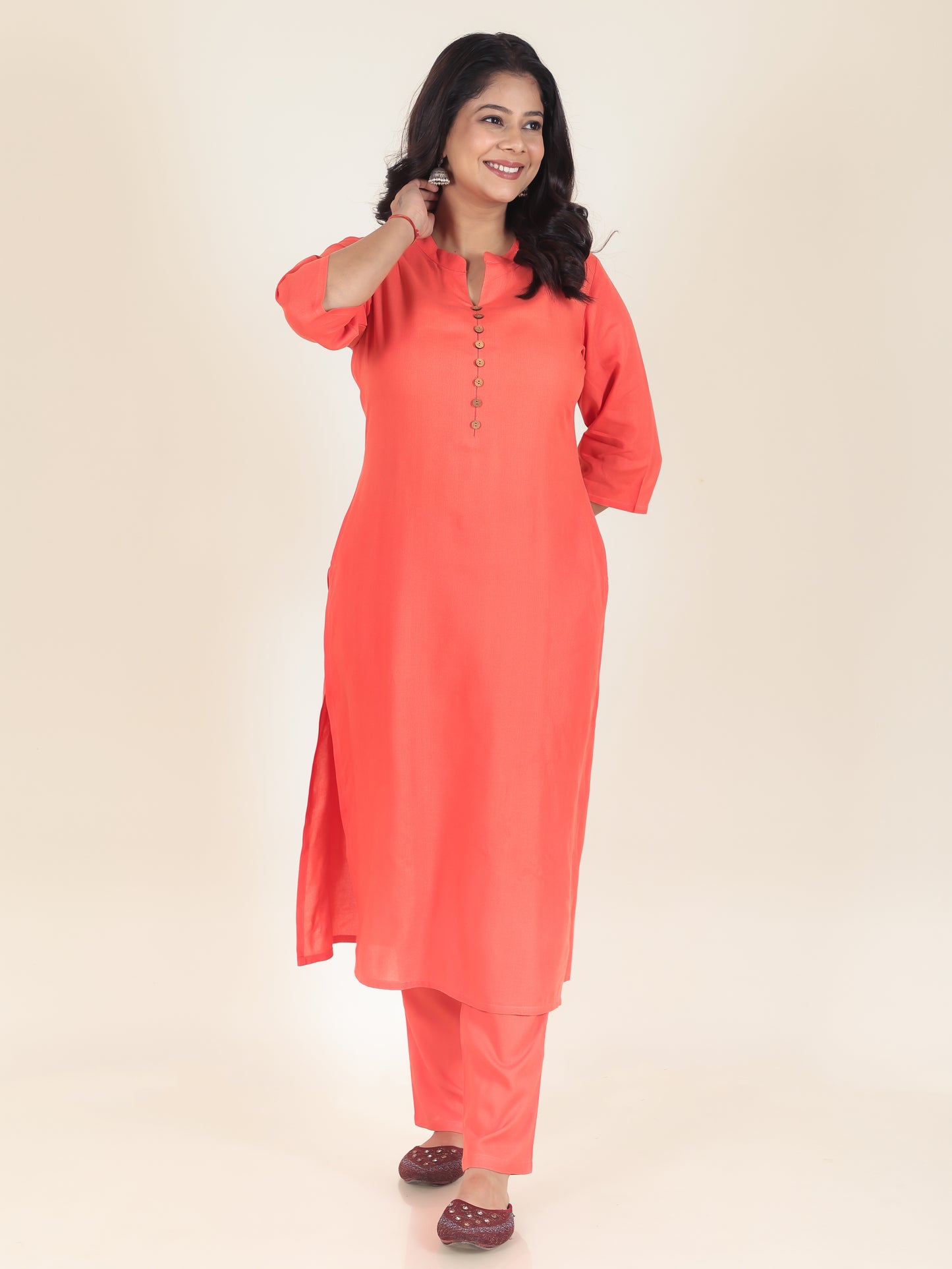 Rayon Solid Kurta