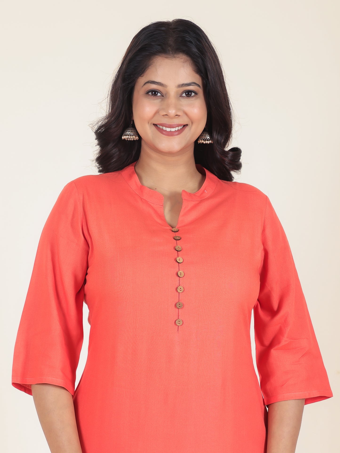 Rayon Solid Kurta