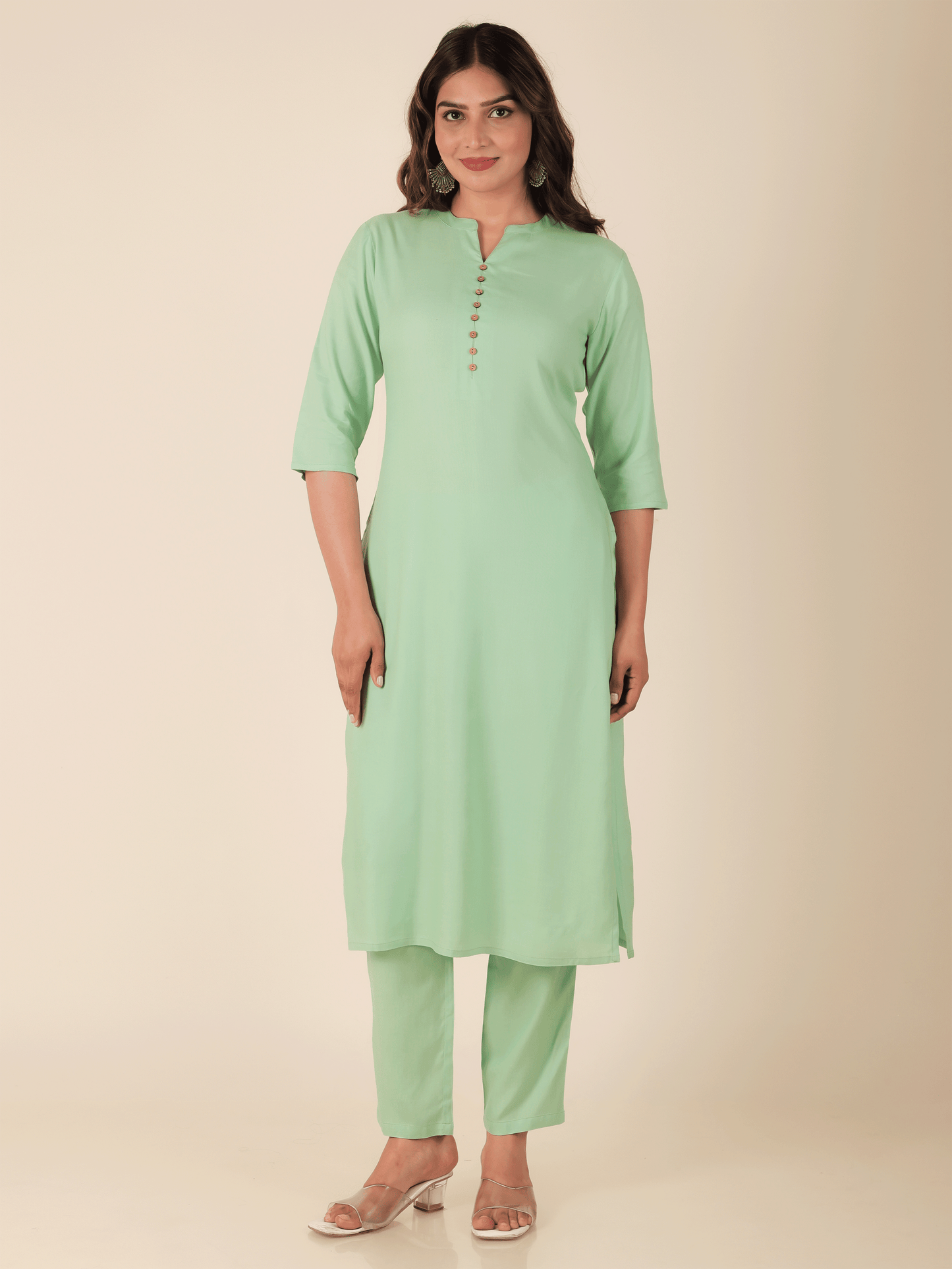 Rayon Solid Kurta