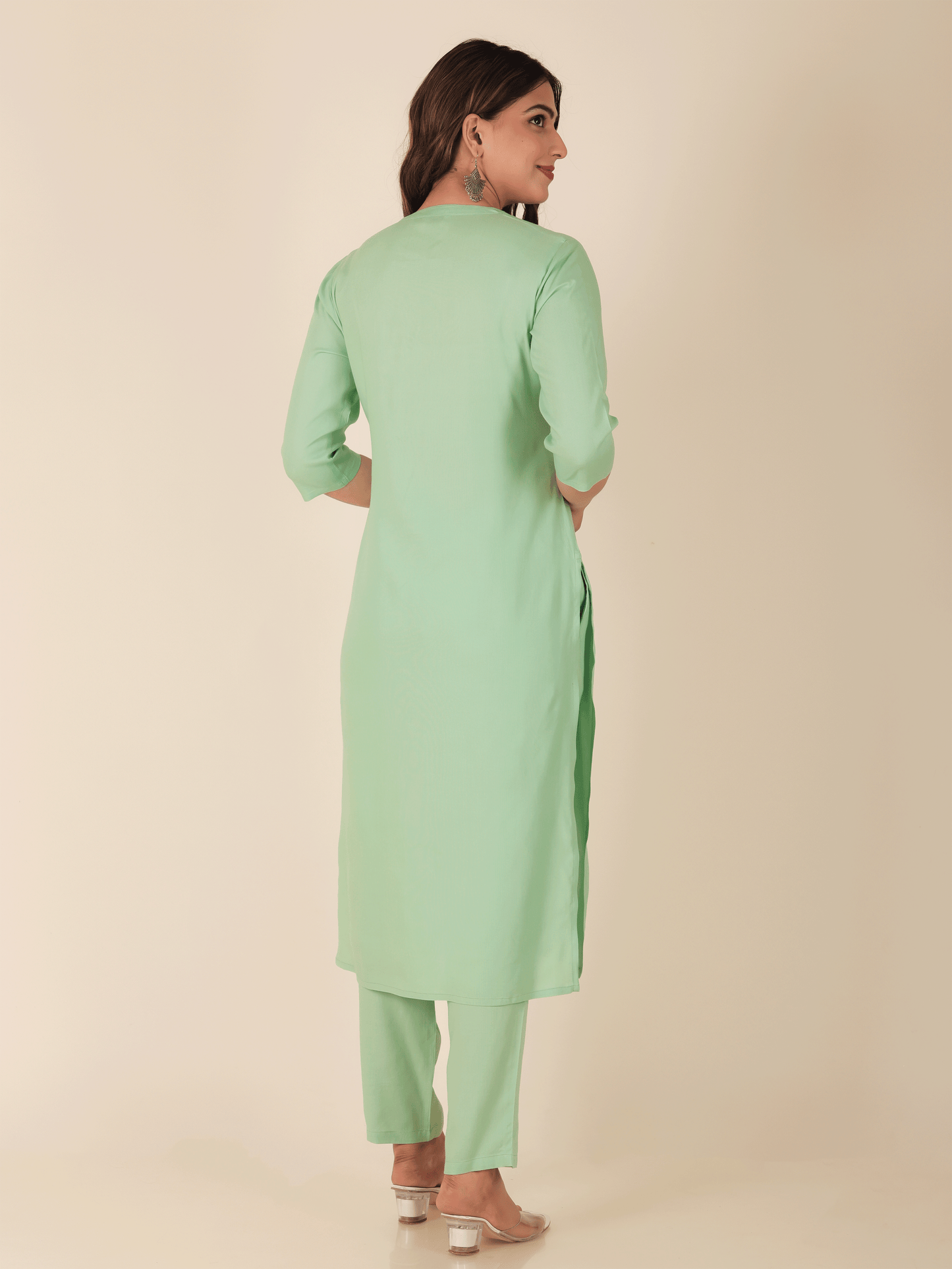 Rayon Solid Kurta