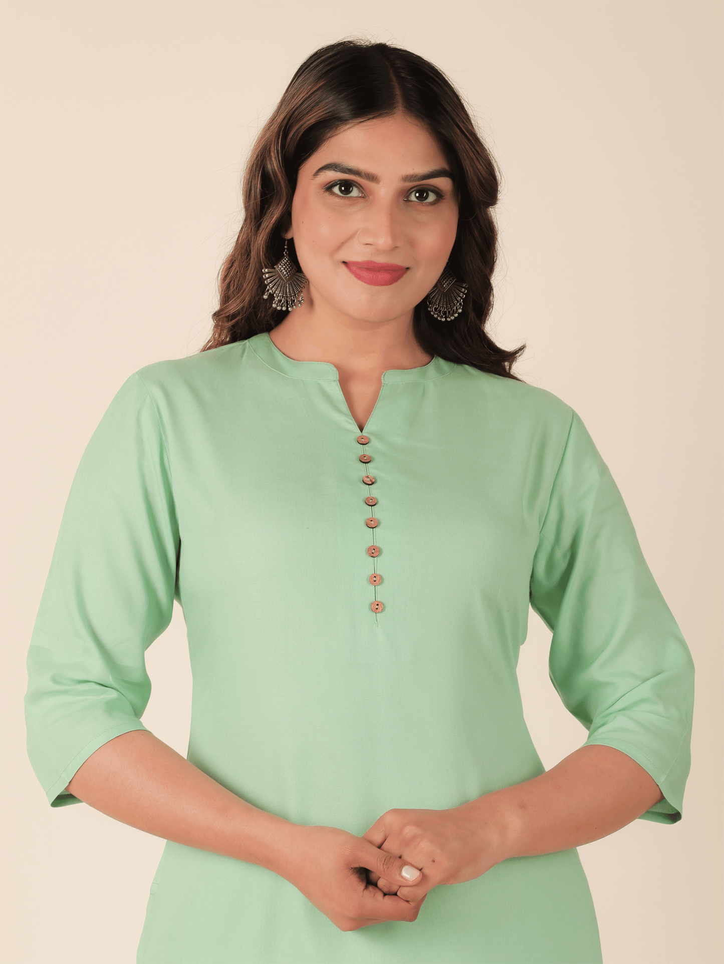 Rayon Solid Kurta