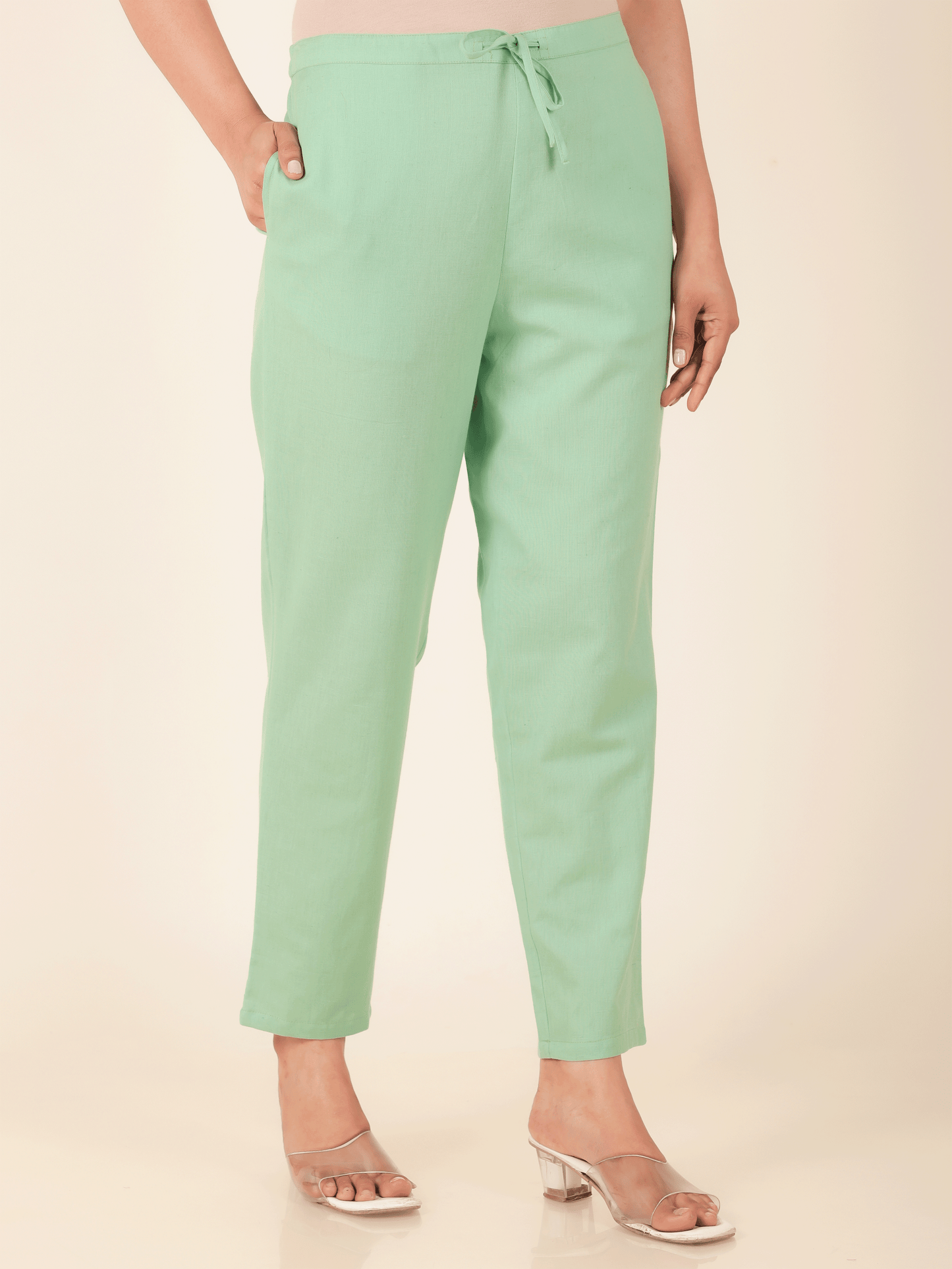 Linen Cotton Solid Pant