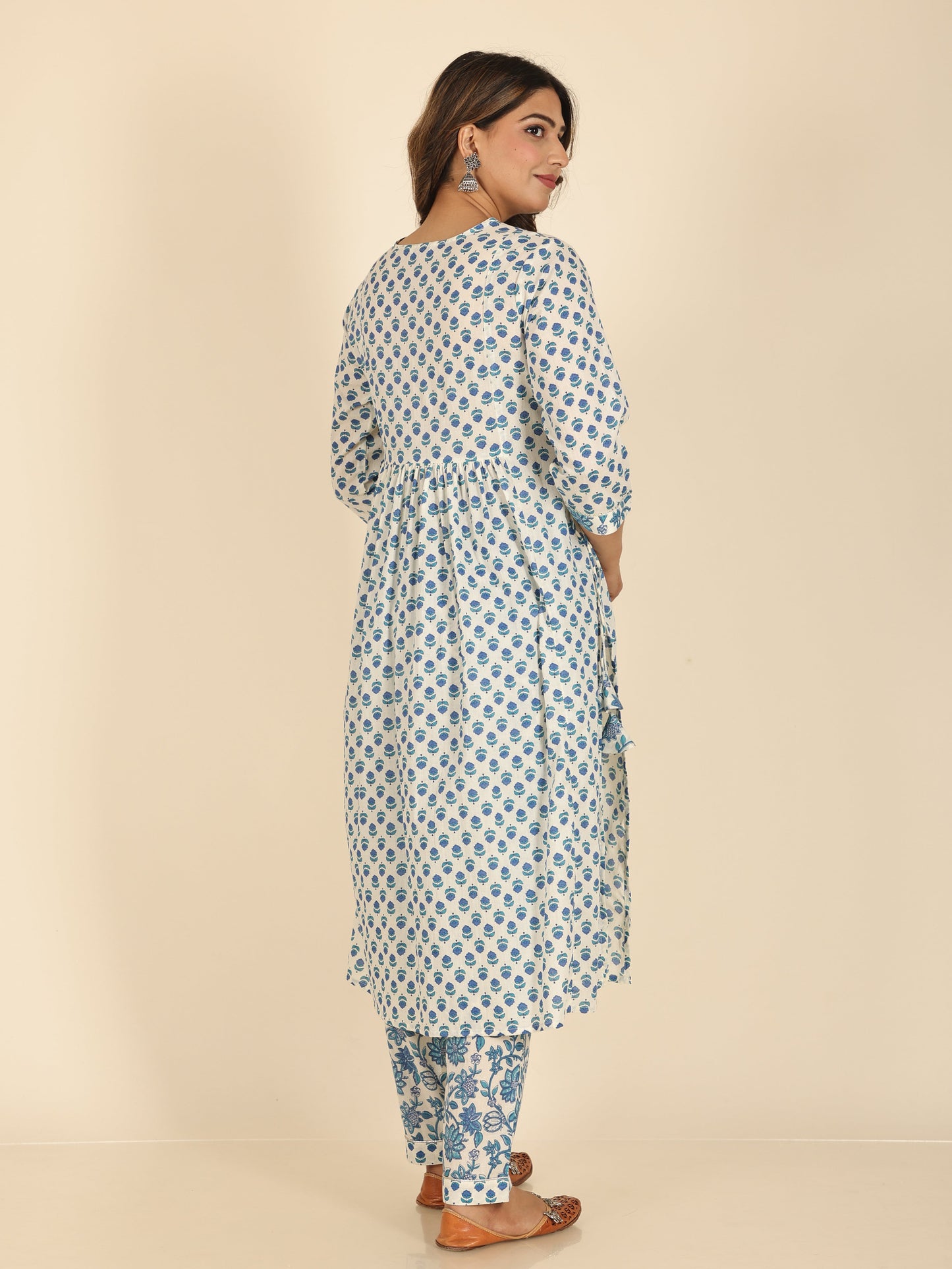 Soft Cotton Block Kurta